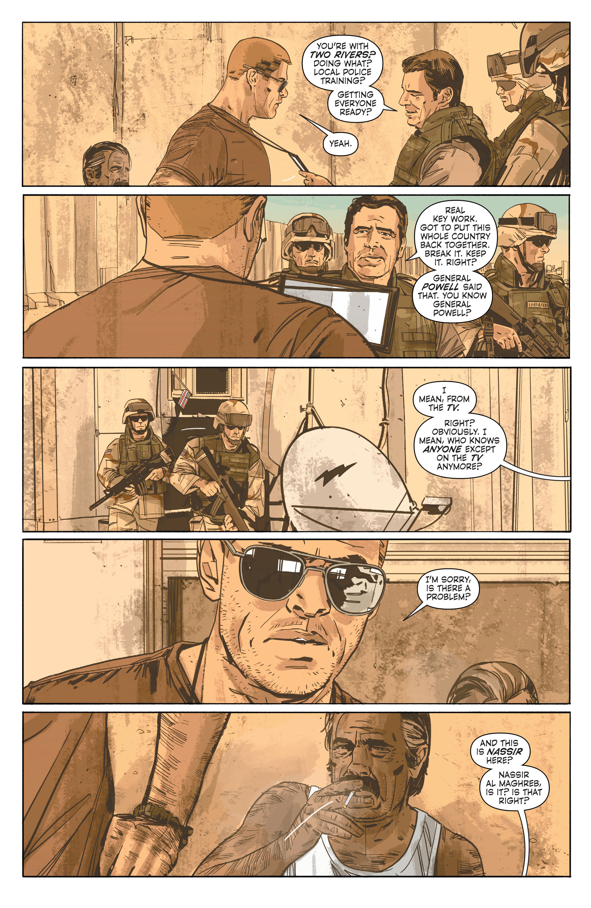 Read online The Sheriff of Babylon comic -  Issue #6 - 7