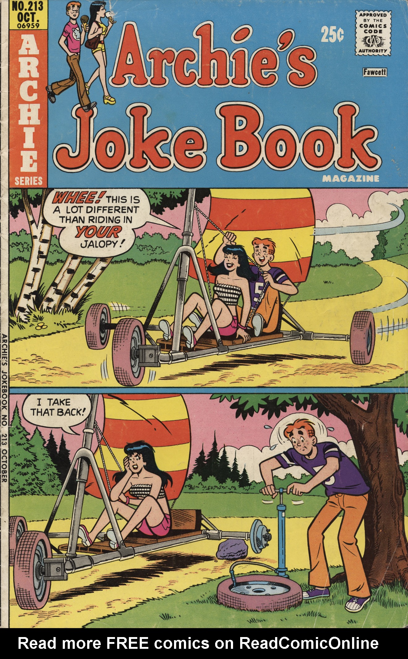 Read online Archie's Joke Book Magazine comic -  Issue #213 - 1