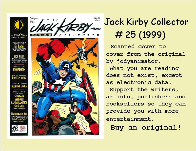Read online The Jack Kirby Collector comic -  Issue #25 - 100