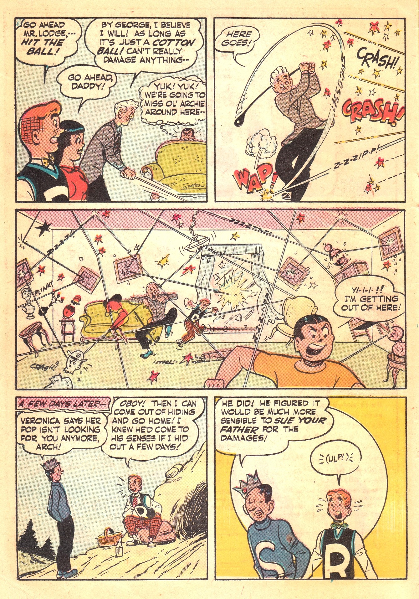 Read online Archie's Rival Reggie comic -  Issue #7 - 12