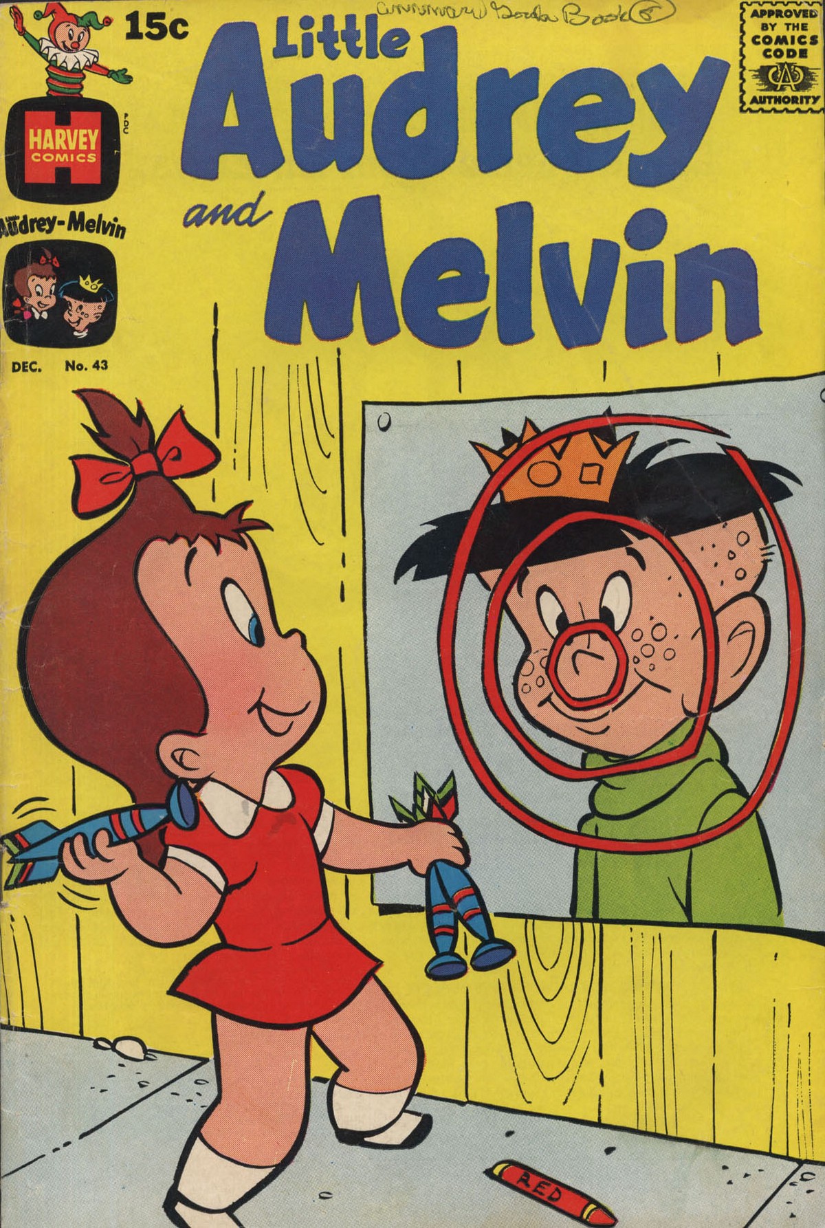 Read online Little Audrey And Melvin comic -  Issue #43 - 1