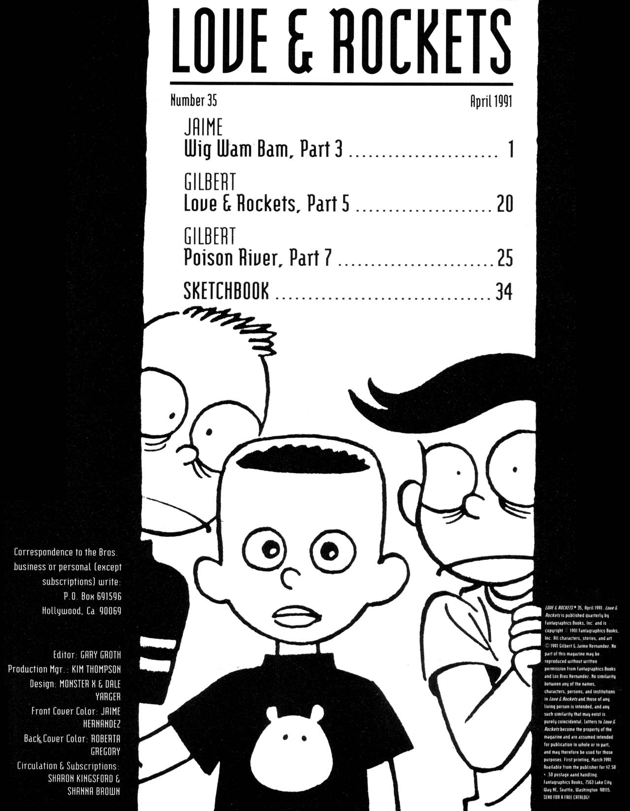 Read online Love and Rockets (1982) comic -  Issue #35 - 2
