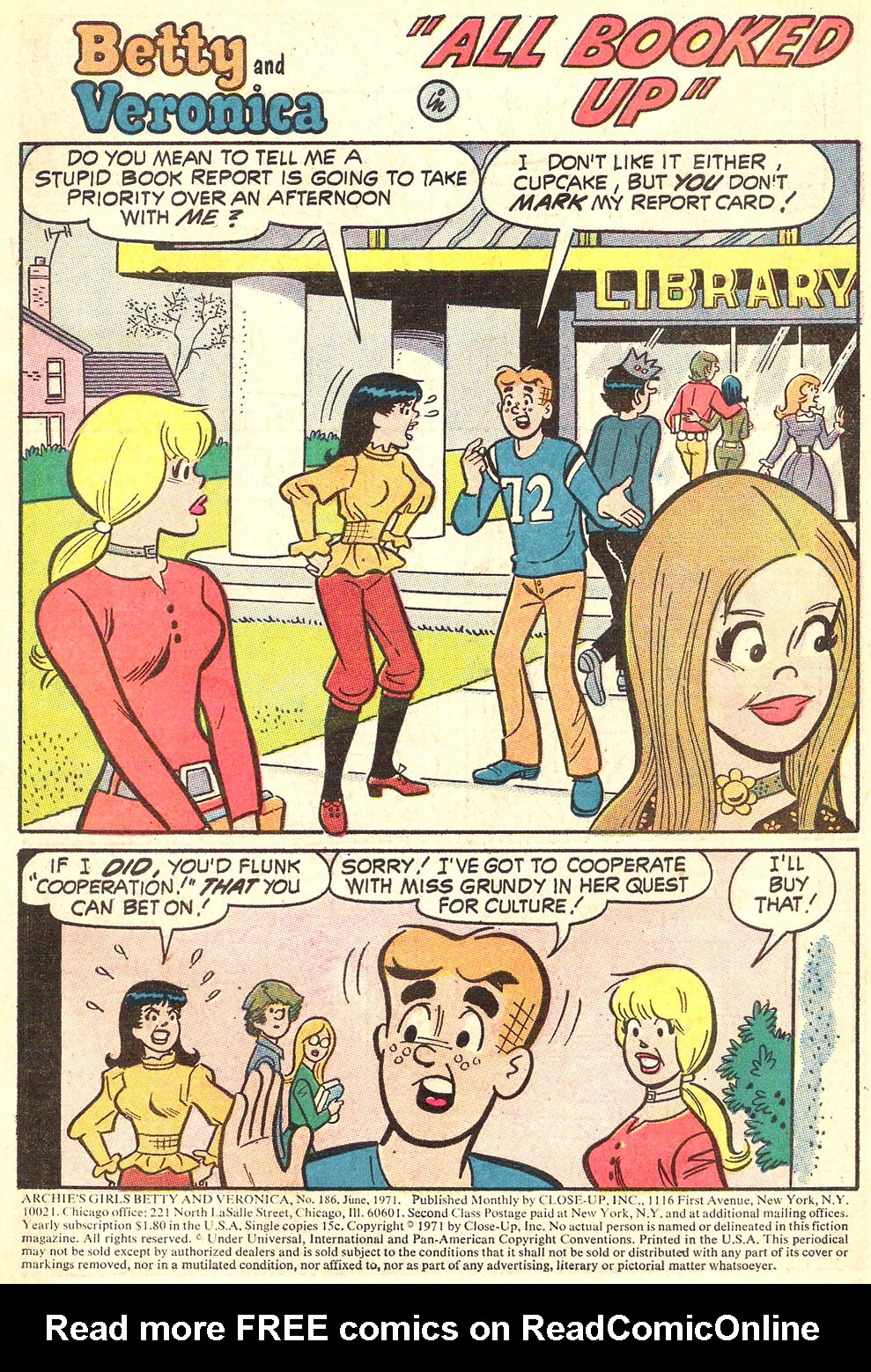Read online Archie's Girls Betty and Veronica comic -  Issue #186 - 3