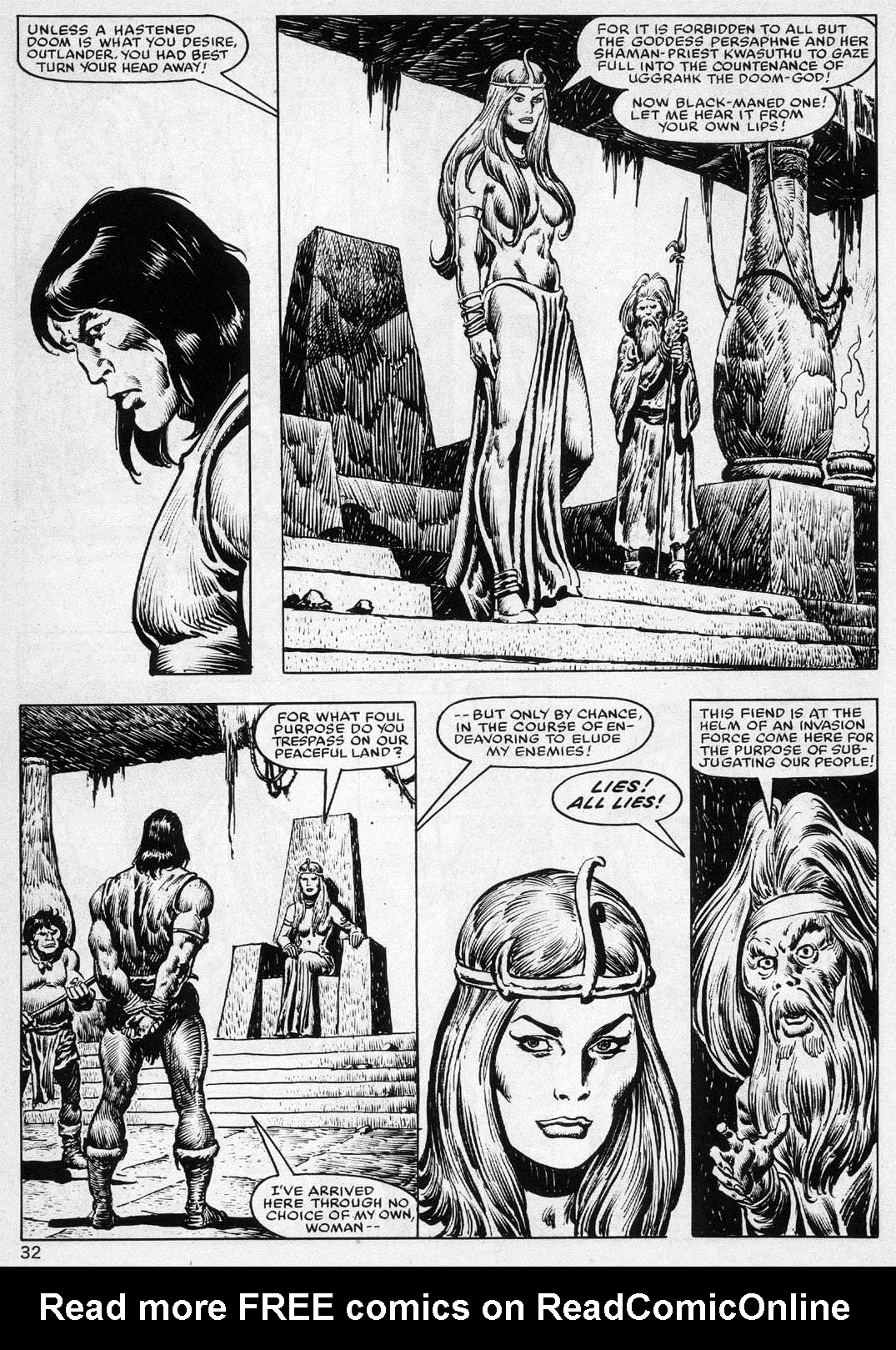 Read online The Savage Sword Of Conan comic -  Issue #100 - 28