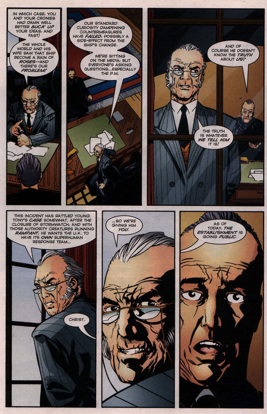 Read online The Establishment comic -  Issue #5 - 11