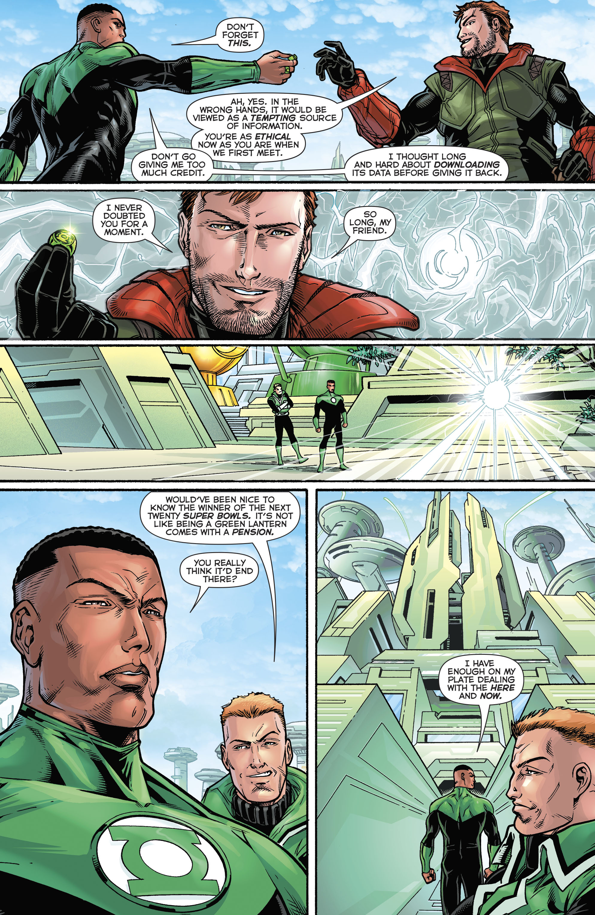 Read online Hal Jordan And The Green Lantern Corps comic -  Issue #21 - 22