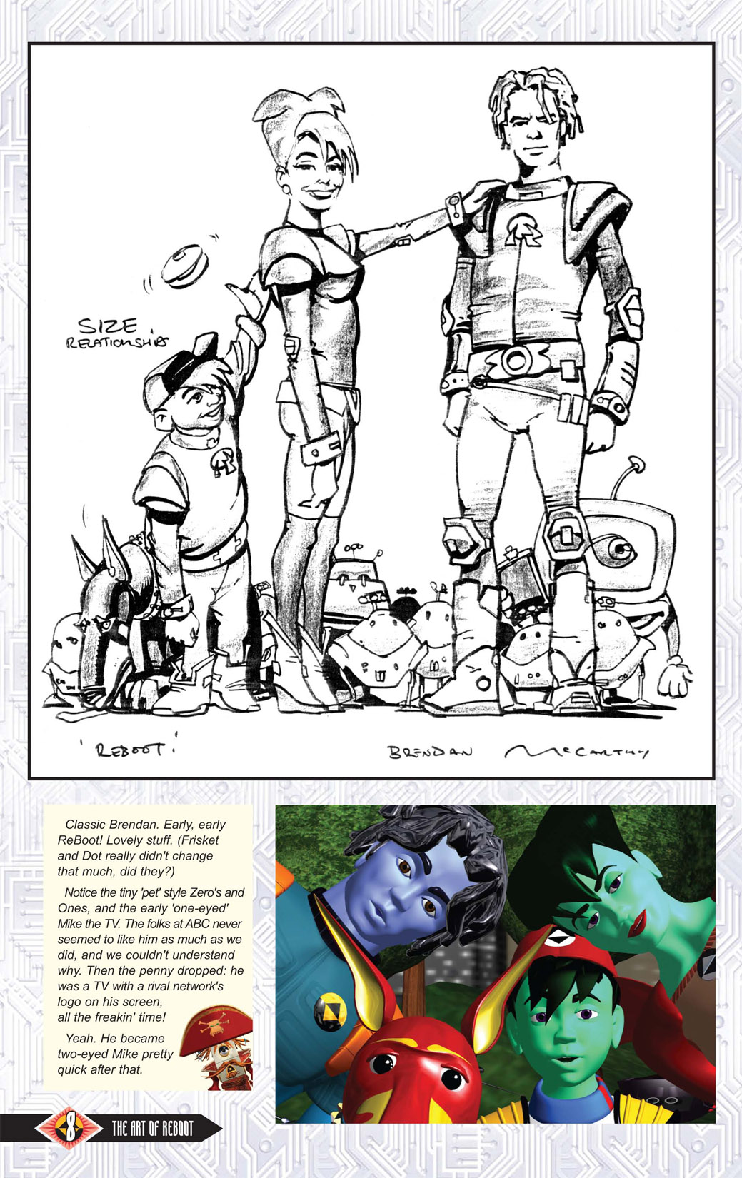 Read online The Art of Reboot comic -  Issue # TPB - 8