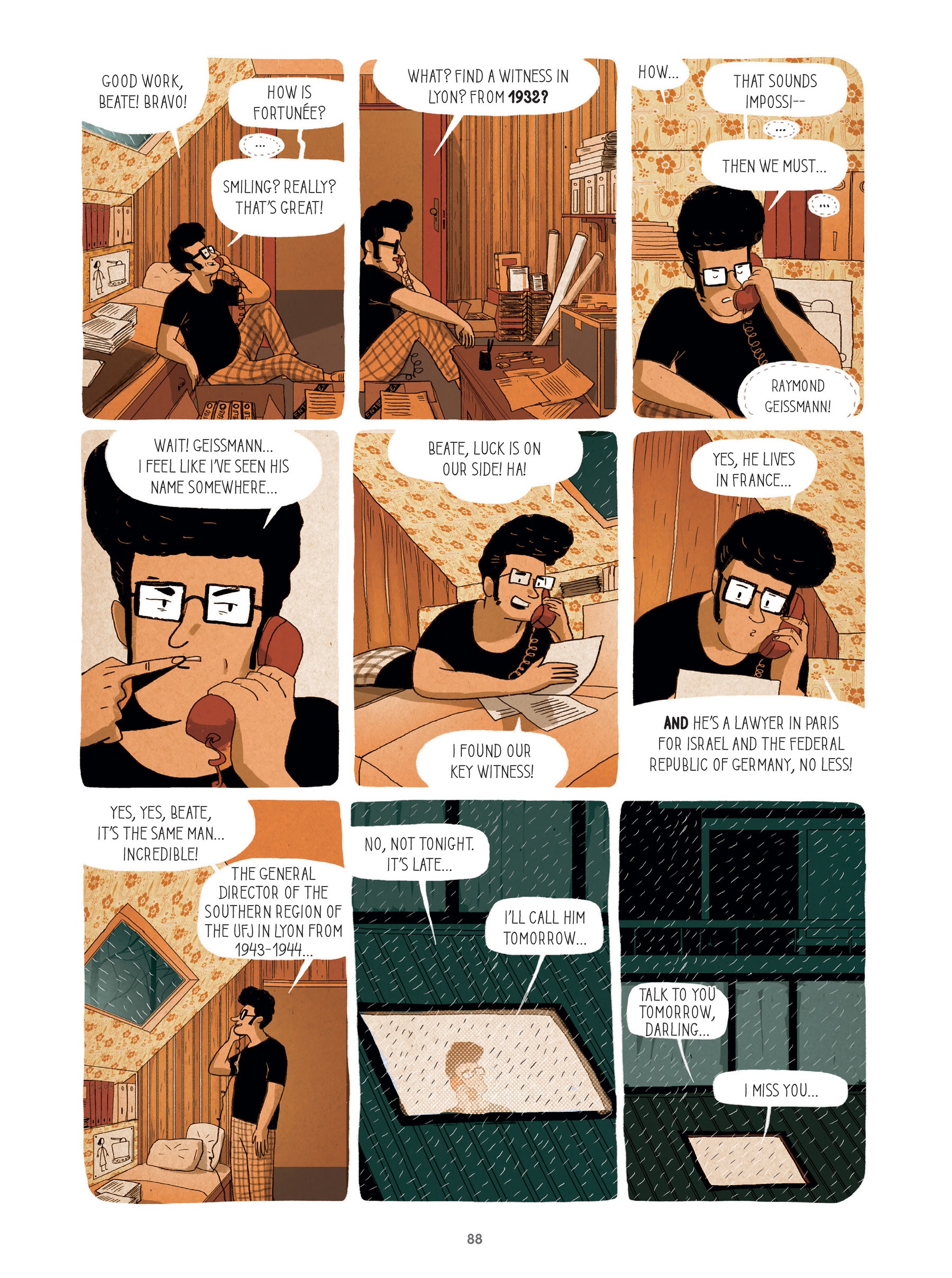 Read online For Justice: The Serge & Beate Klarsfeld Story comic -  Issue # TPB (Part 1) - 88