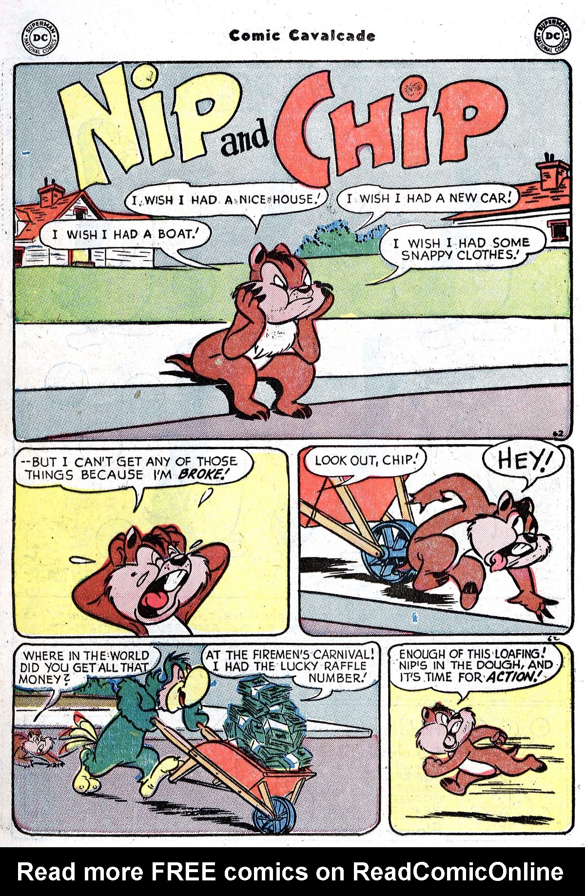Read online Comic Cavalcade comic -  Issue #58 - 38