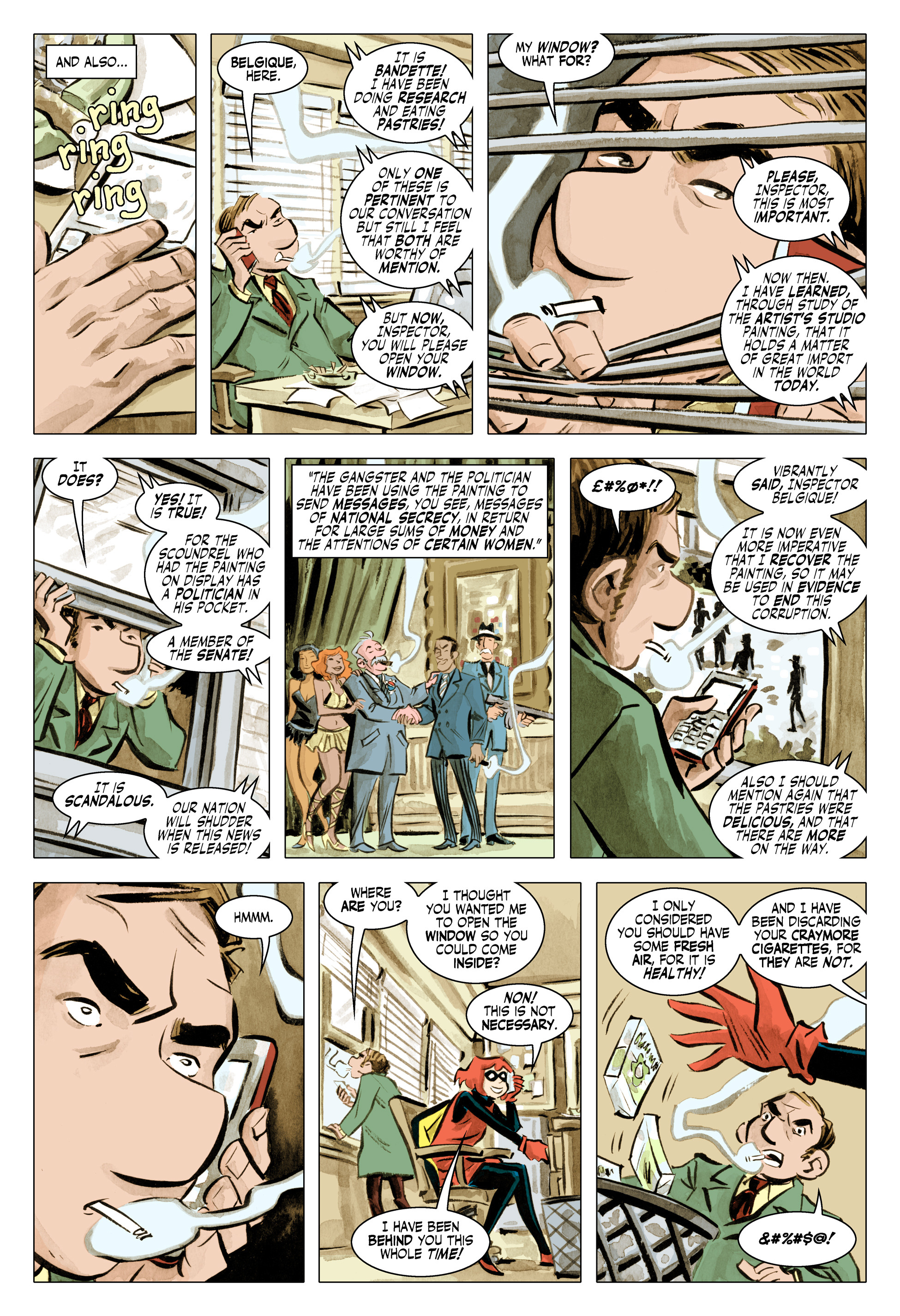 Read online Bandette (2012) comic -  Issue #15 - 16