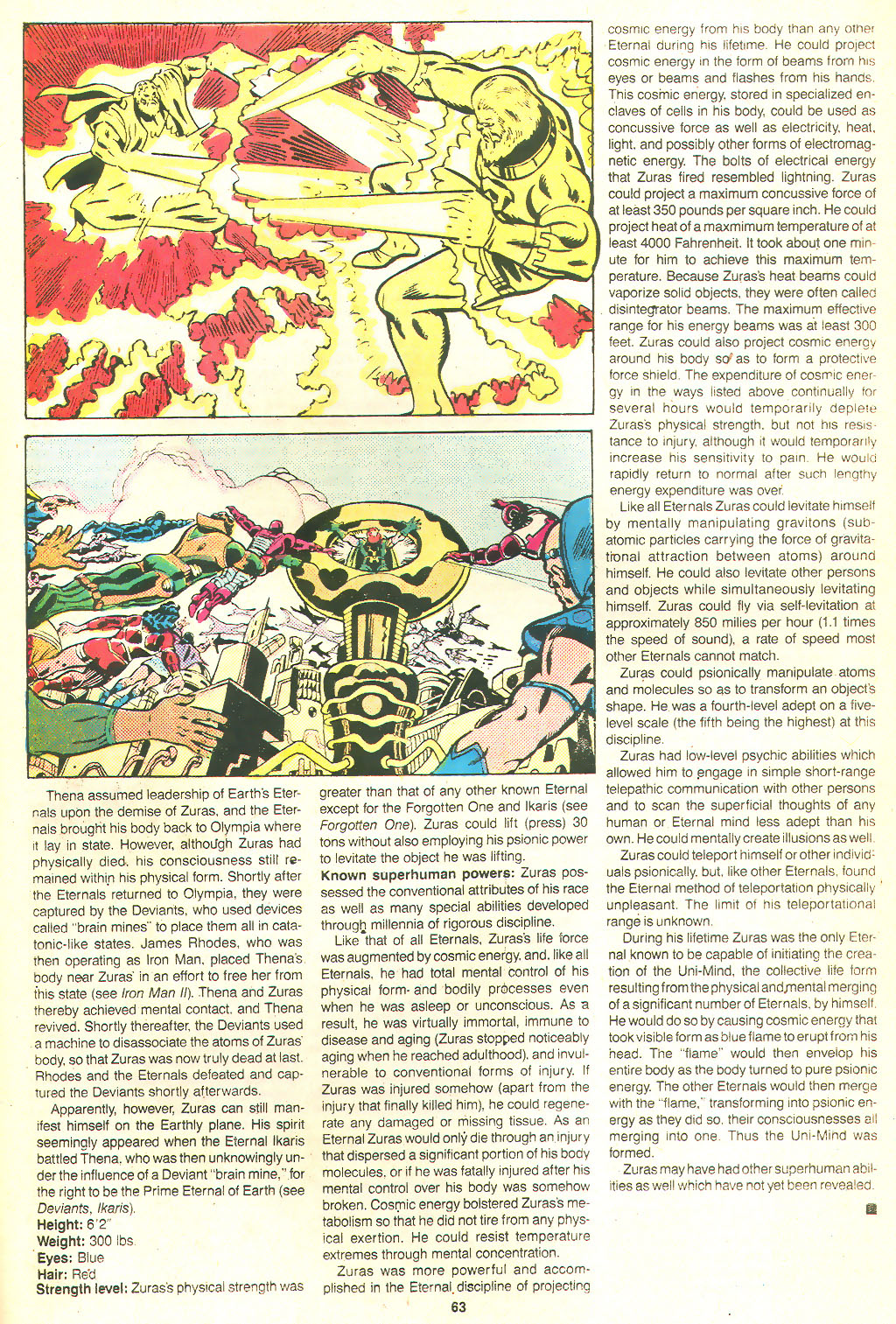 Read online The Official Handbook of the Marvel Universe Deluxe Edition comic -  Issue #20 - 65