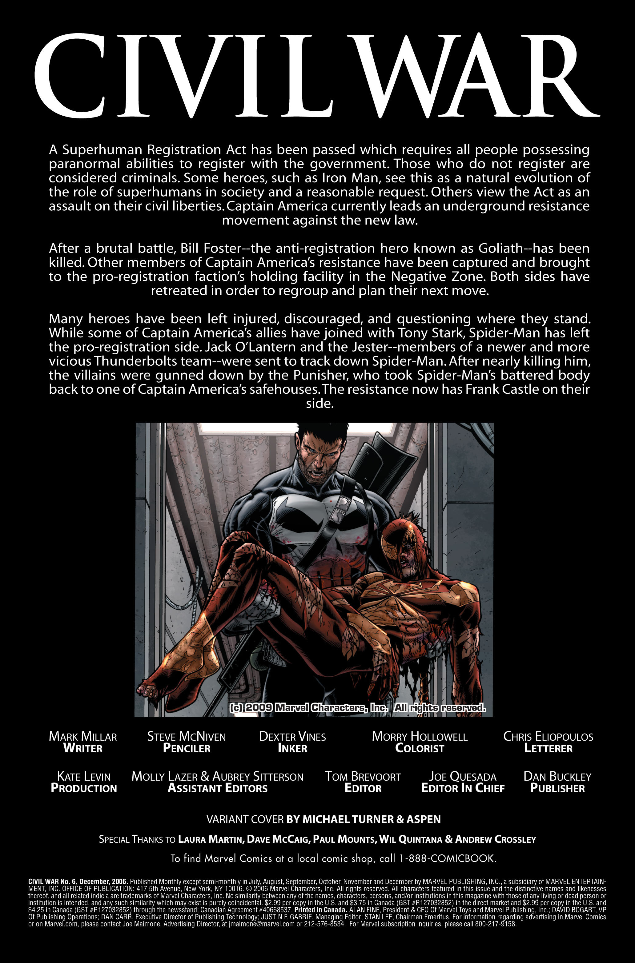Read online Civil War (2006) comic -  Issue #6 - 3