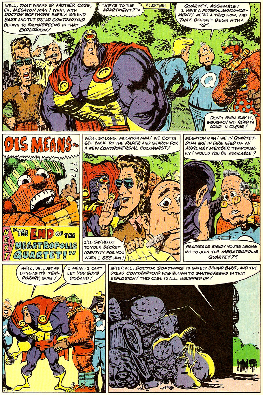Read online Megaton Man comic -  Issue #2 - 4