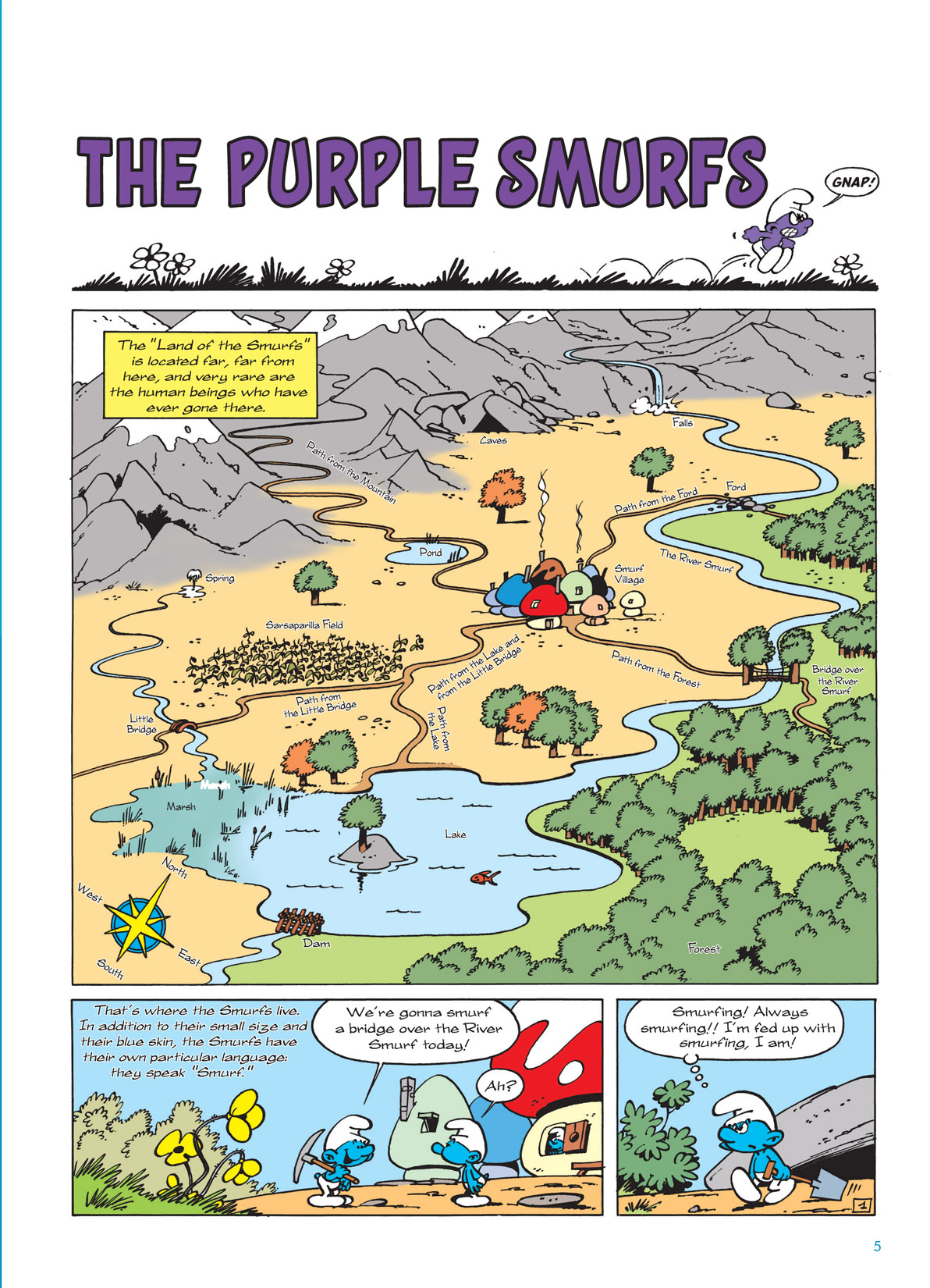 Read online The Smurfs comic -  Issue #1 - 5