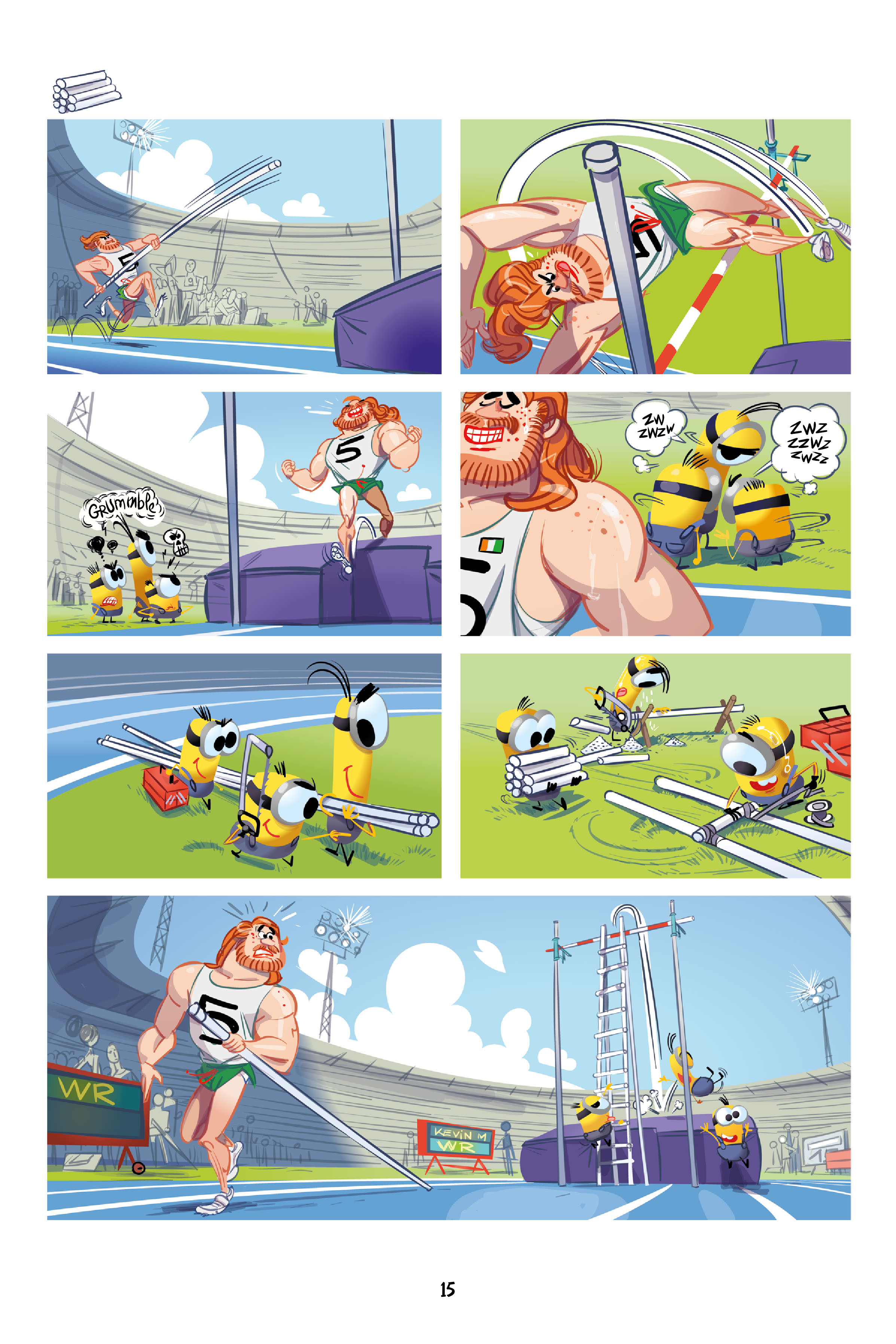 Read online Minions: Super Banana Games! comic -  Issue # Full - 16