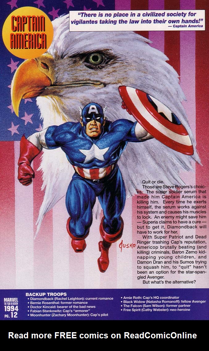 Read online Marvel: The Year-in-Review comic -  Issue #6 - 11