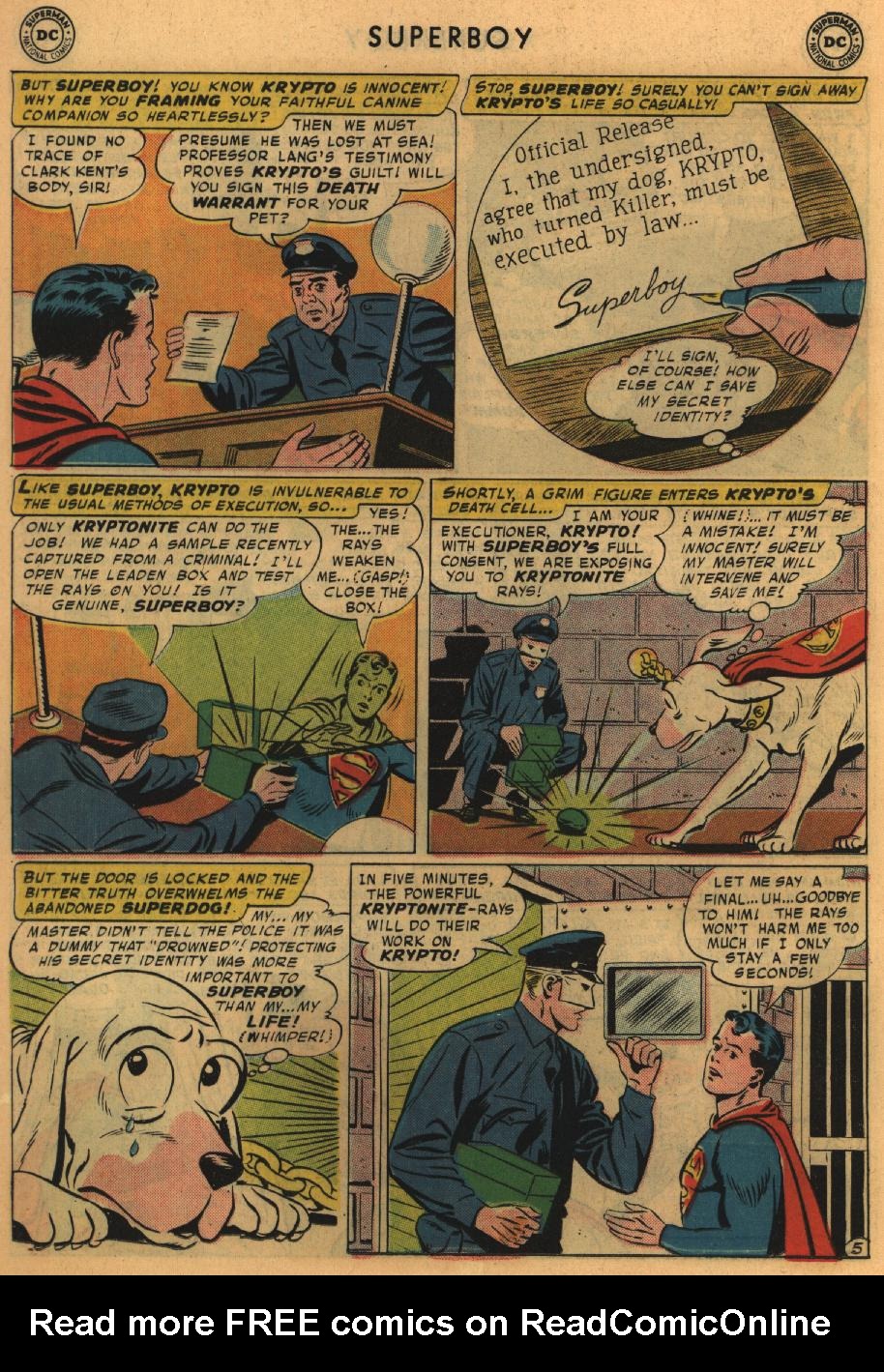 Read online Superboy (1949) comic -  Issue #67 - 16