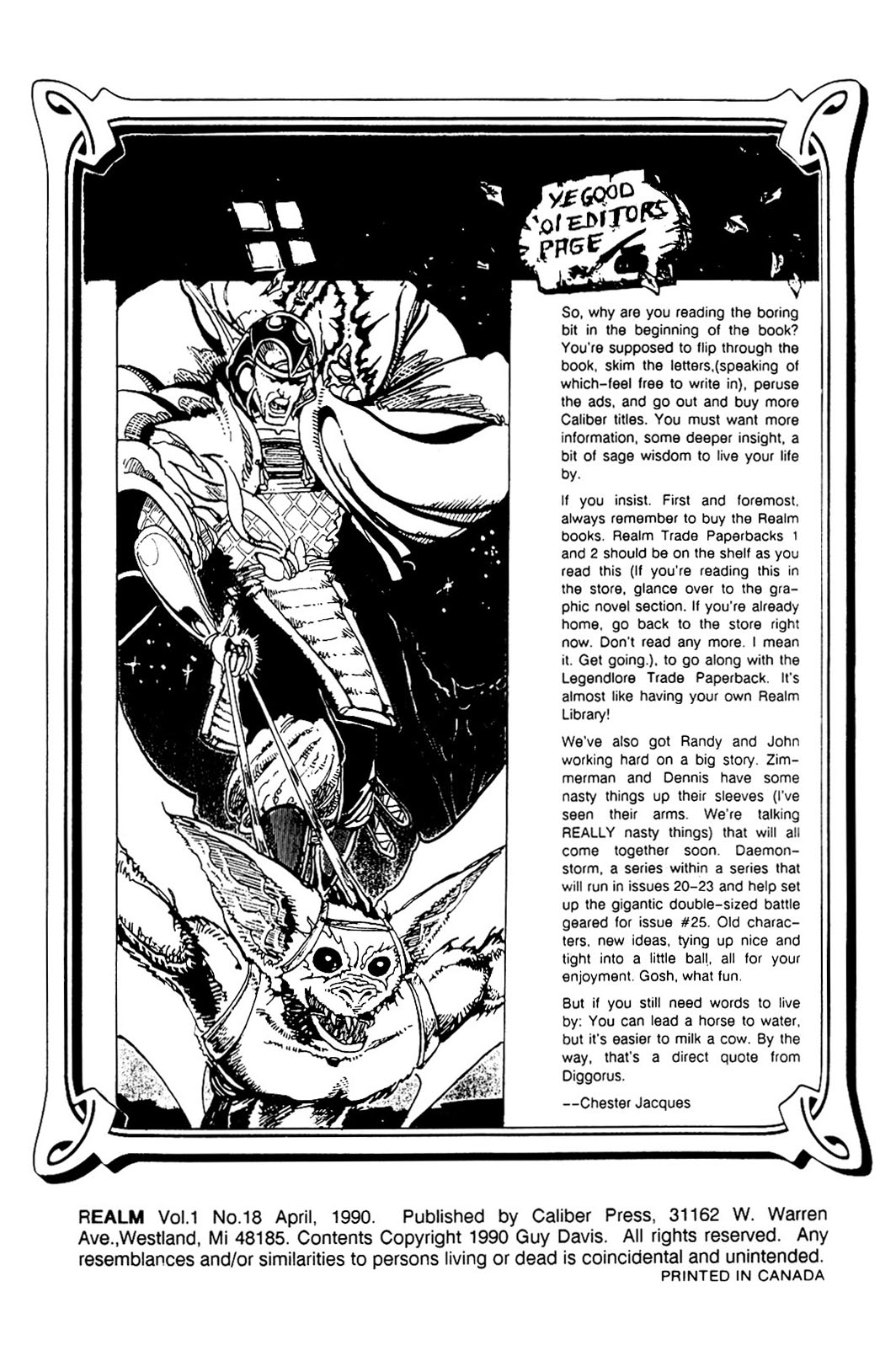 Read online The Realm (1986) comic -  Issue #18 - 2