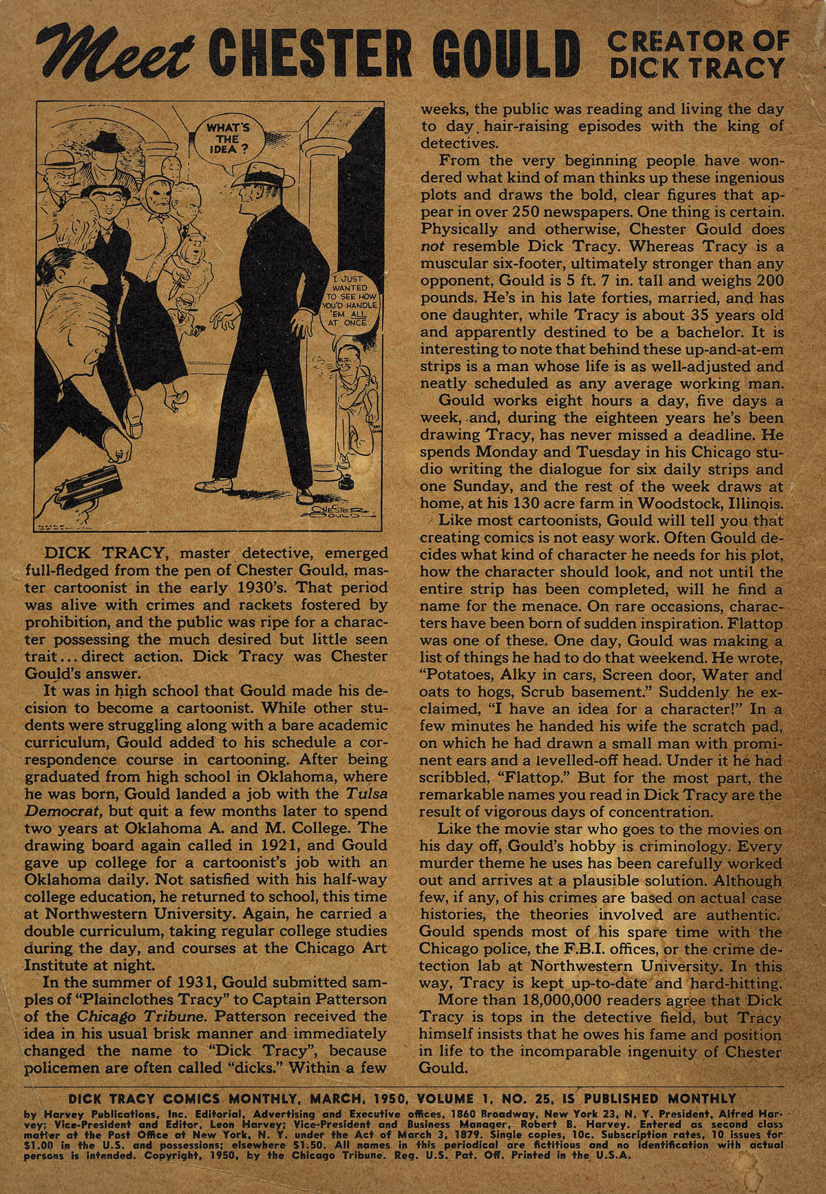 Read online Dick Tracy comic -  Issue #25 - 2