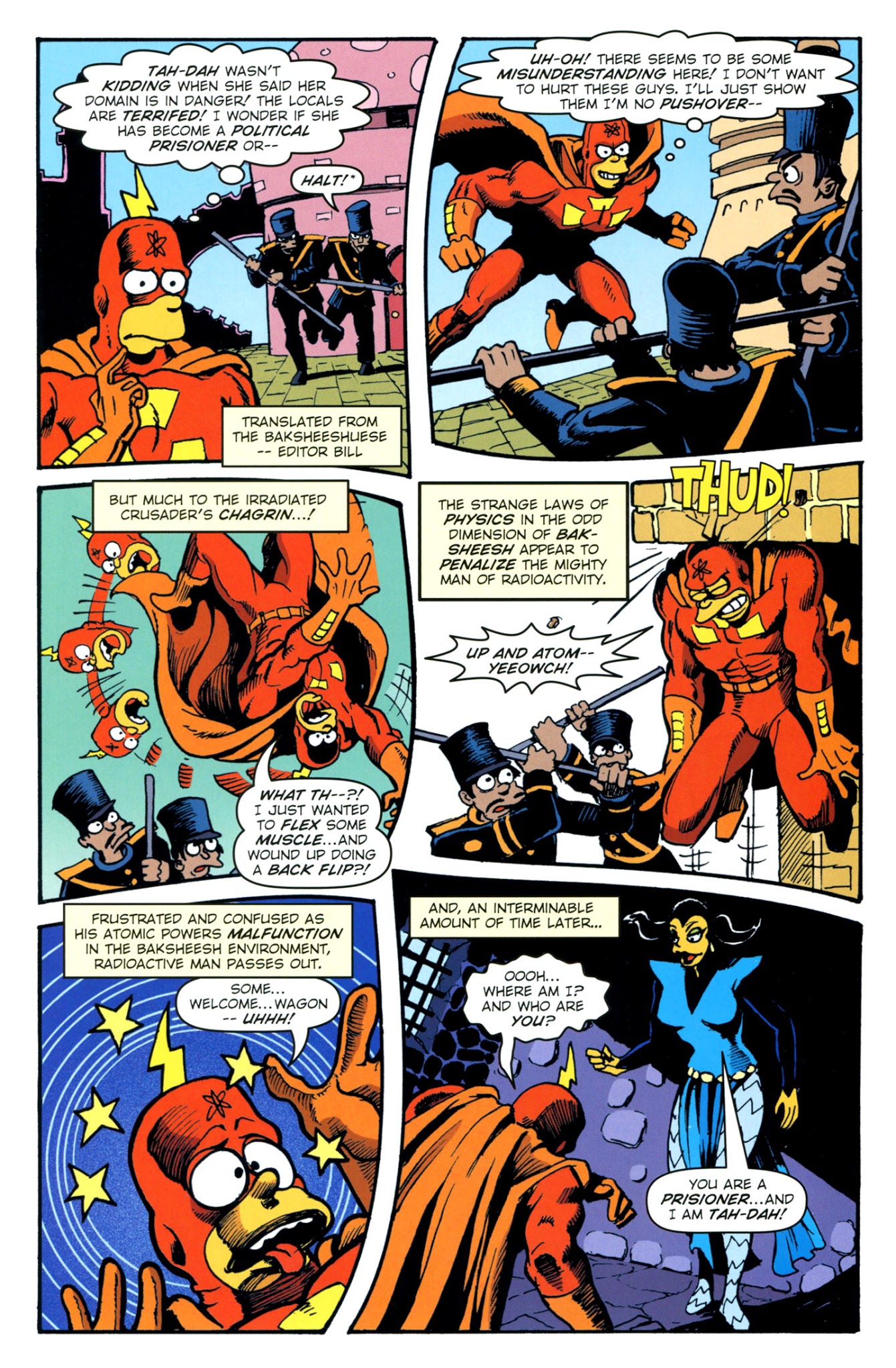 Read online Bongo Comics Presents Simpsons Super Spectacular comic -  Issue #15 - 21