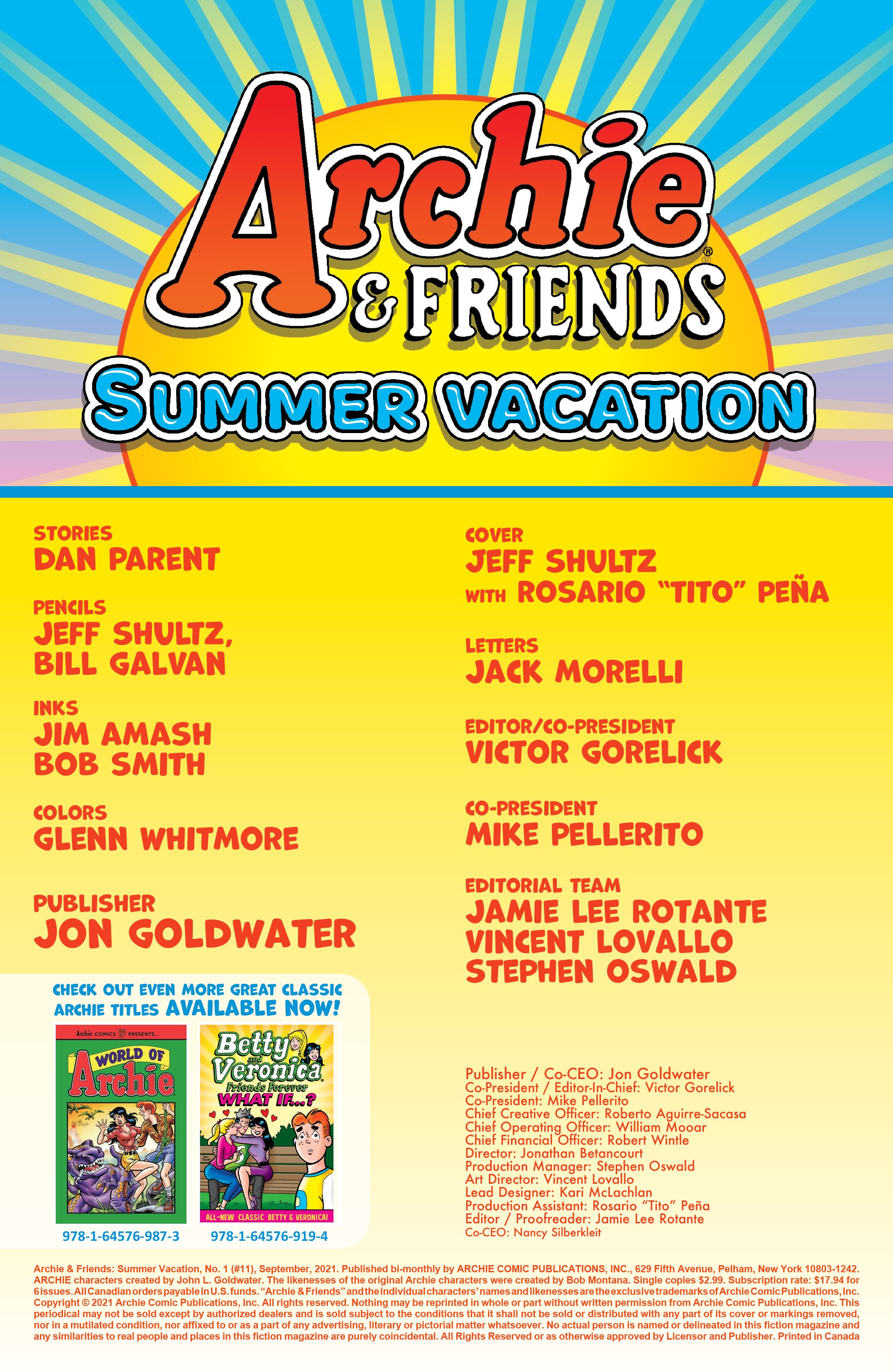 Read online Archie & Friends: Summer Vacation comic -  Issue # Full - 2