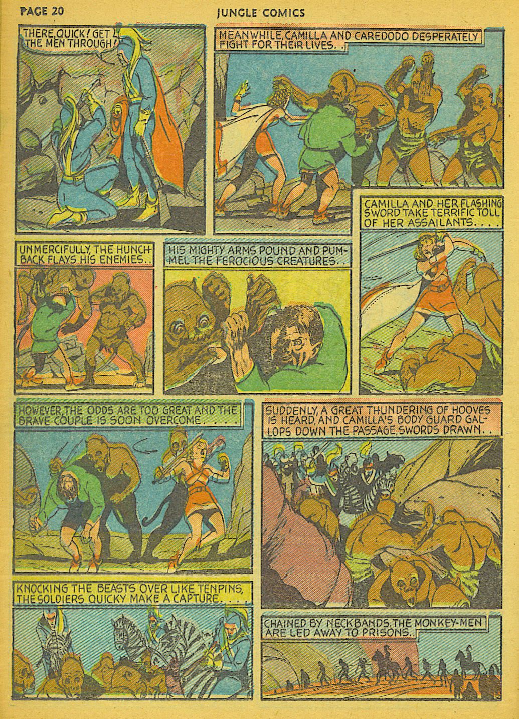 Read online Jungle Comics comic -  Issue #6 - 22