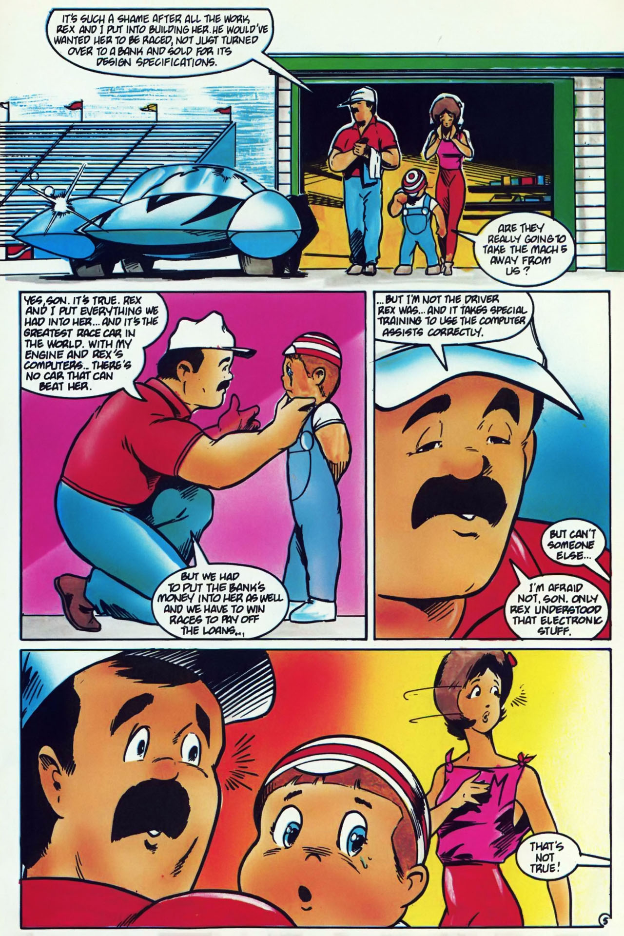 Read online Speed Racer (1987) comic -  Issue #1 - 7