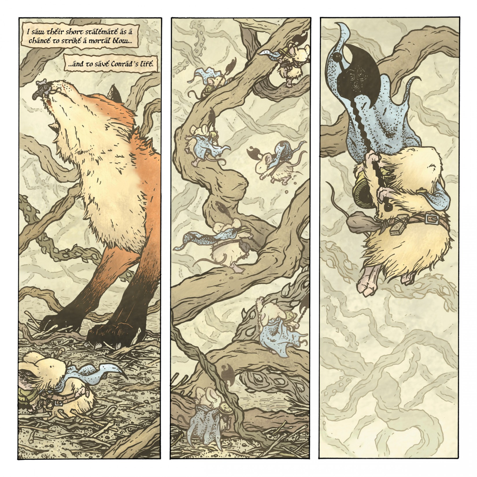 Read online Mouse Guard: The Black Axe comic -  Issue #4 - 17
