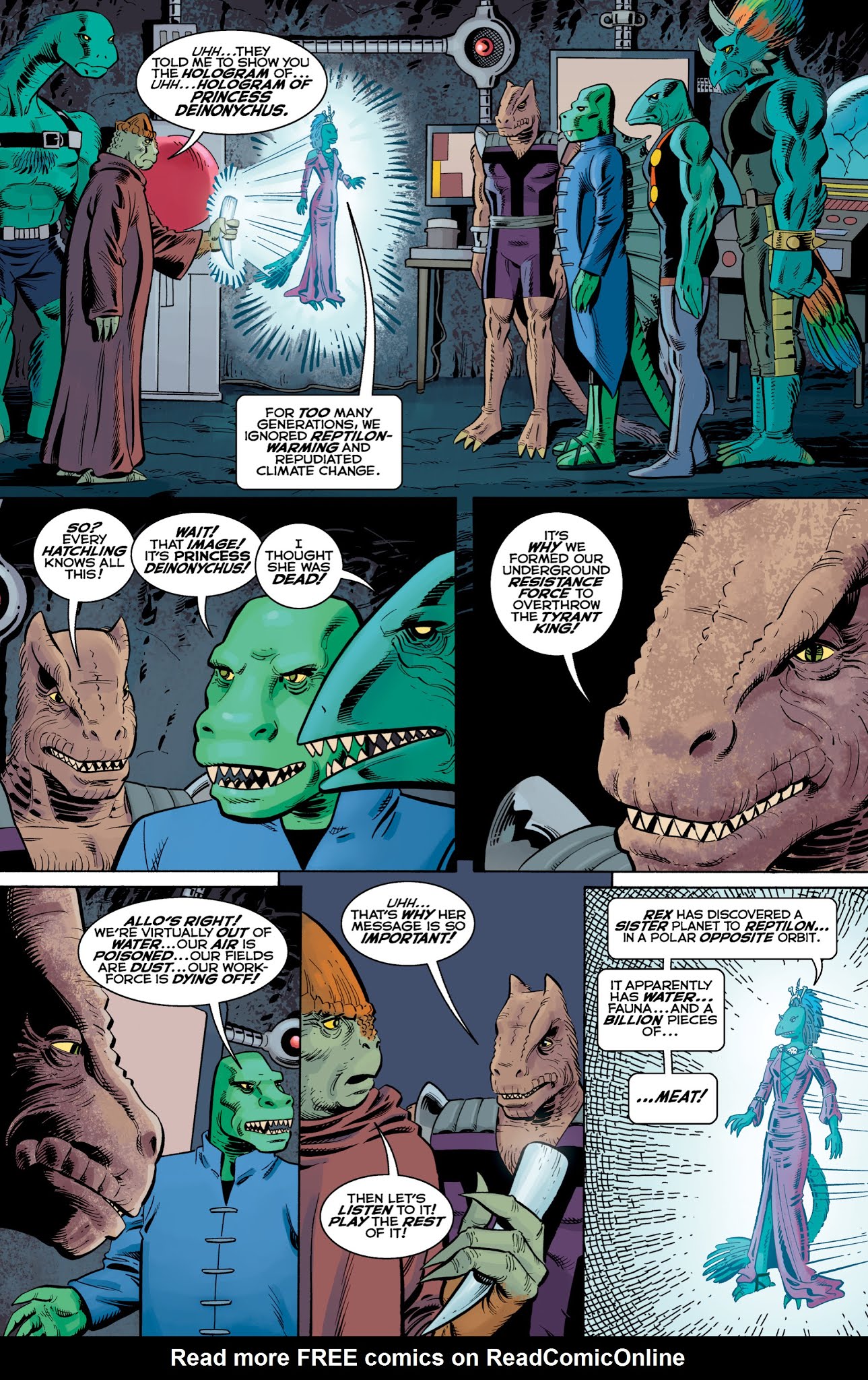 Read online Dinosaucers comic -  Issue #1 - 19