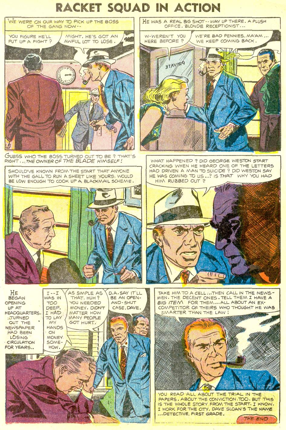 Read online Racket Squad in Action comic -  Issue #16 - 9