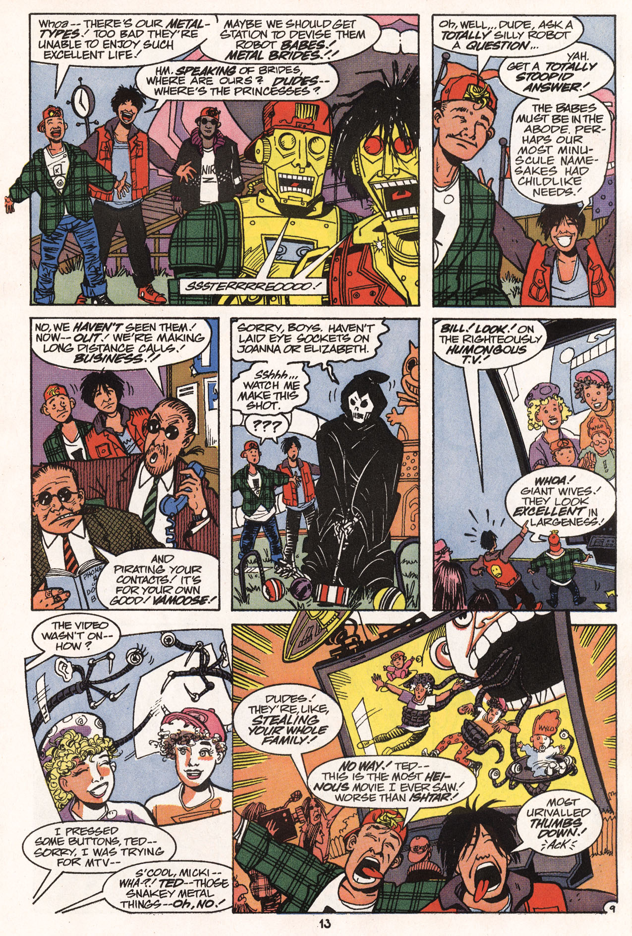 Read online Bill & Ted's Excellent Comic Book comic -  Issue #4 - 14