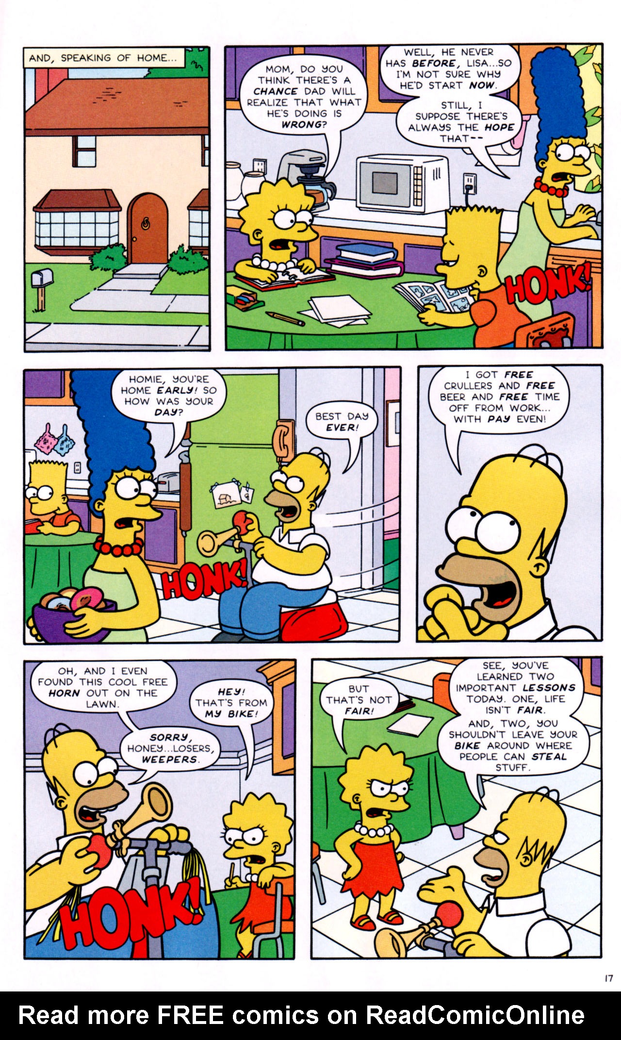 Read online Simpsons Comics comic -  Issue #129 - 16