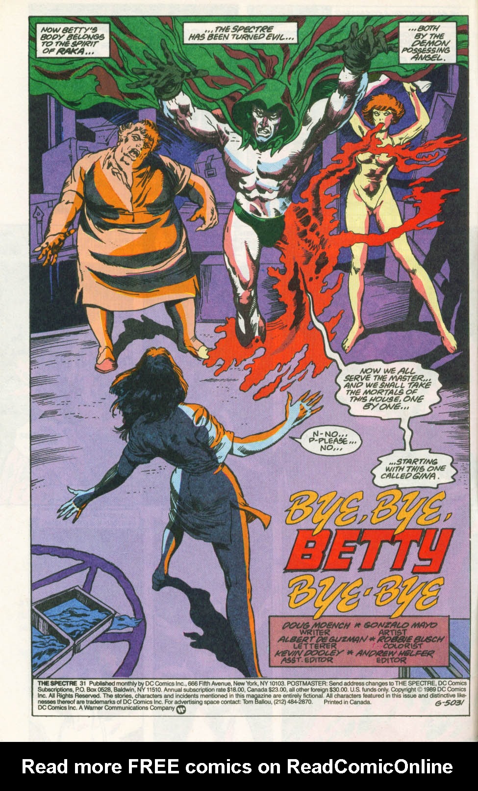 Read online The Spectre (1987) comic -  Issue #31 - 3