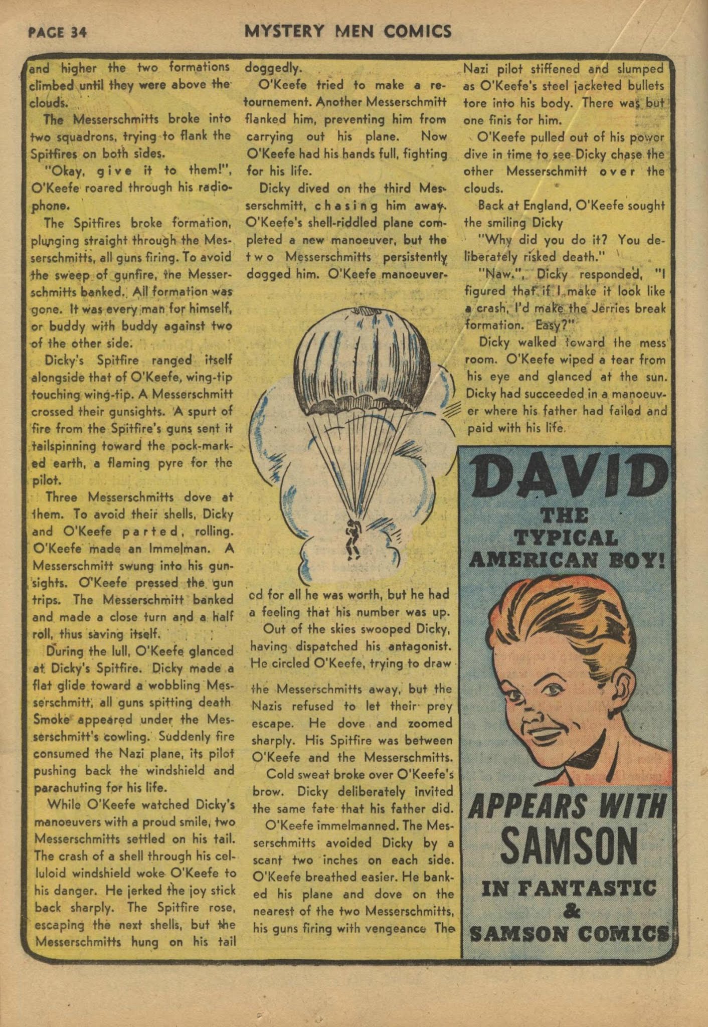 Read online Mystery Men Comics comic -  Issue #17 - 36