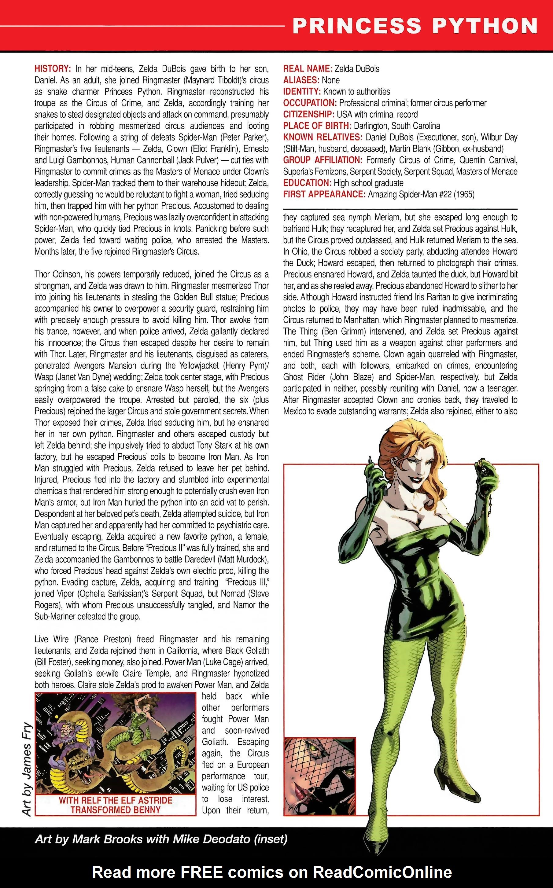 Read online Official Handbook of the Marvel Universe A to Z comic -  Issue # TPB 14 (Part 2) - 71