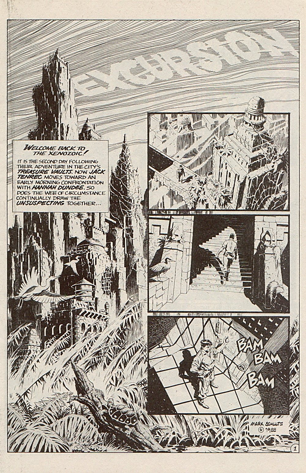 Read online Xenozoic Tales comic -  Issue #5 - 4