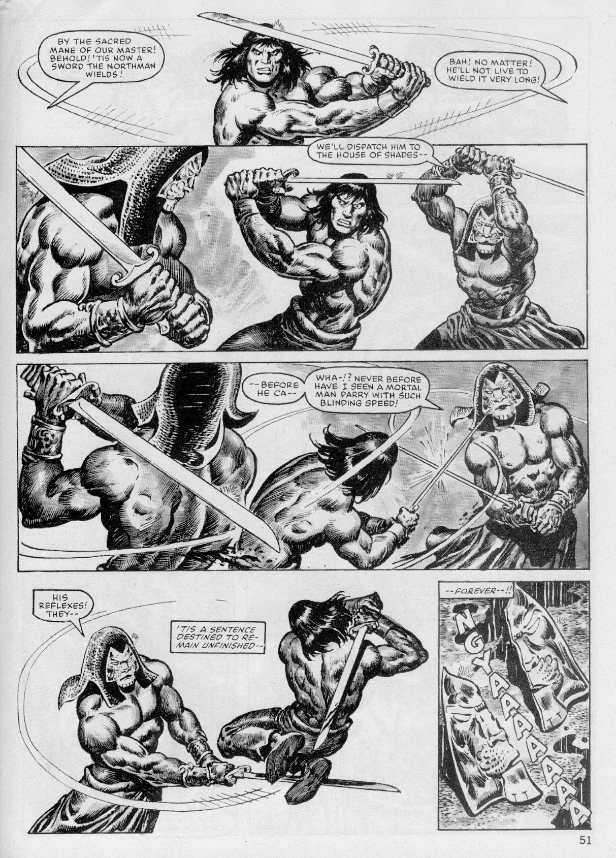 Read online The Savage Sword Of Conan comic -  Issue #102 - 51
