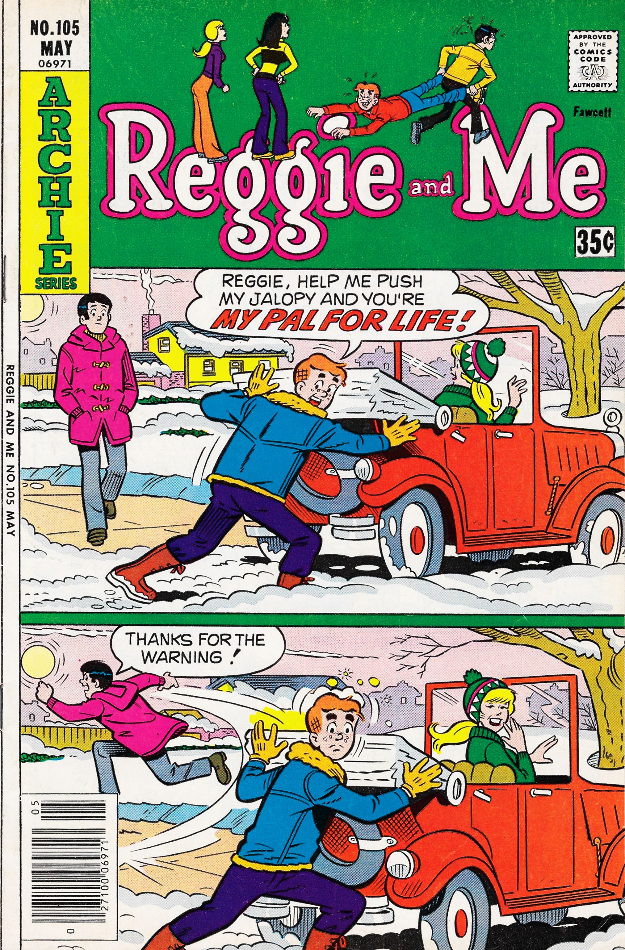 Read online Reggie and Me (1966) comic -  Issue #105 - 1