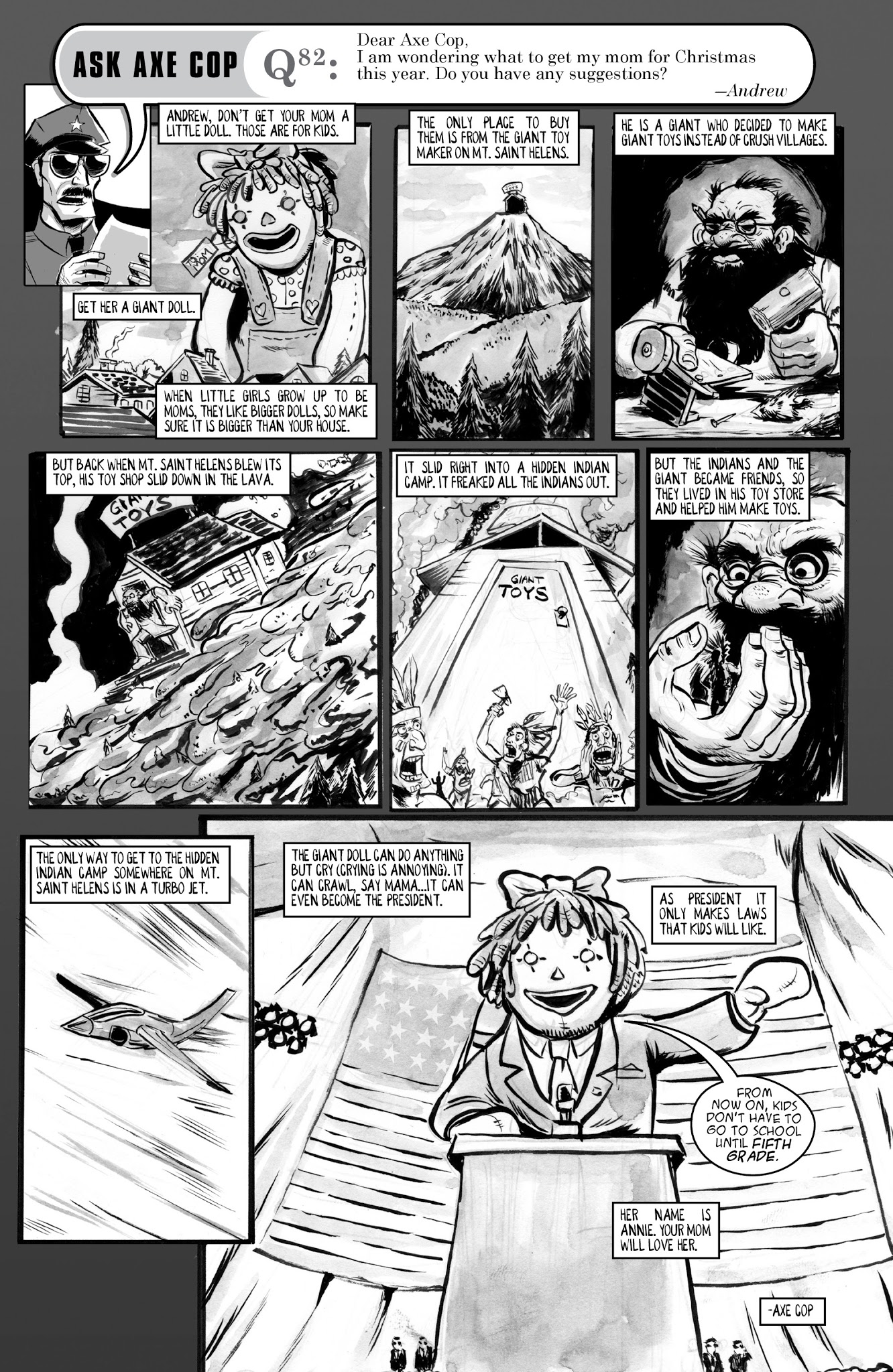 Read online Axe Cop comic -  Issue # TPB 5 - 21