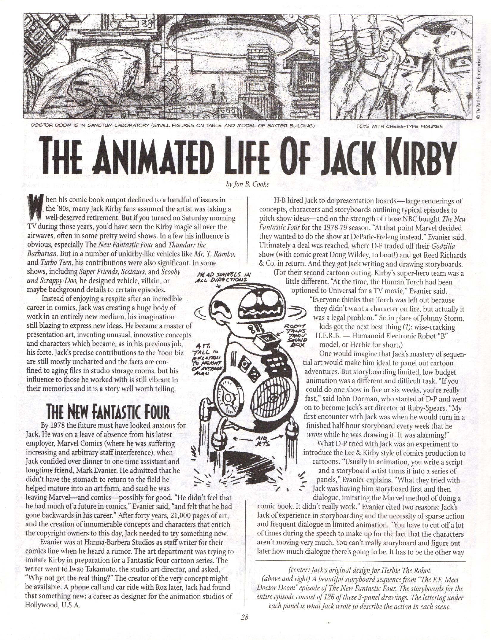Read online The Jack Kirby Collector comic -  Issue #11 - 28