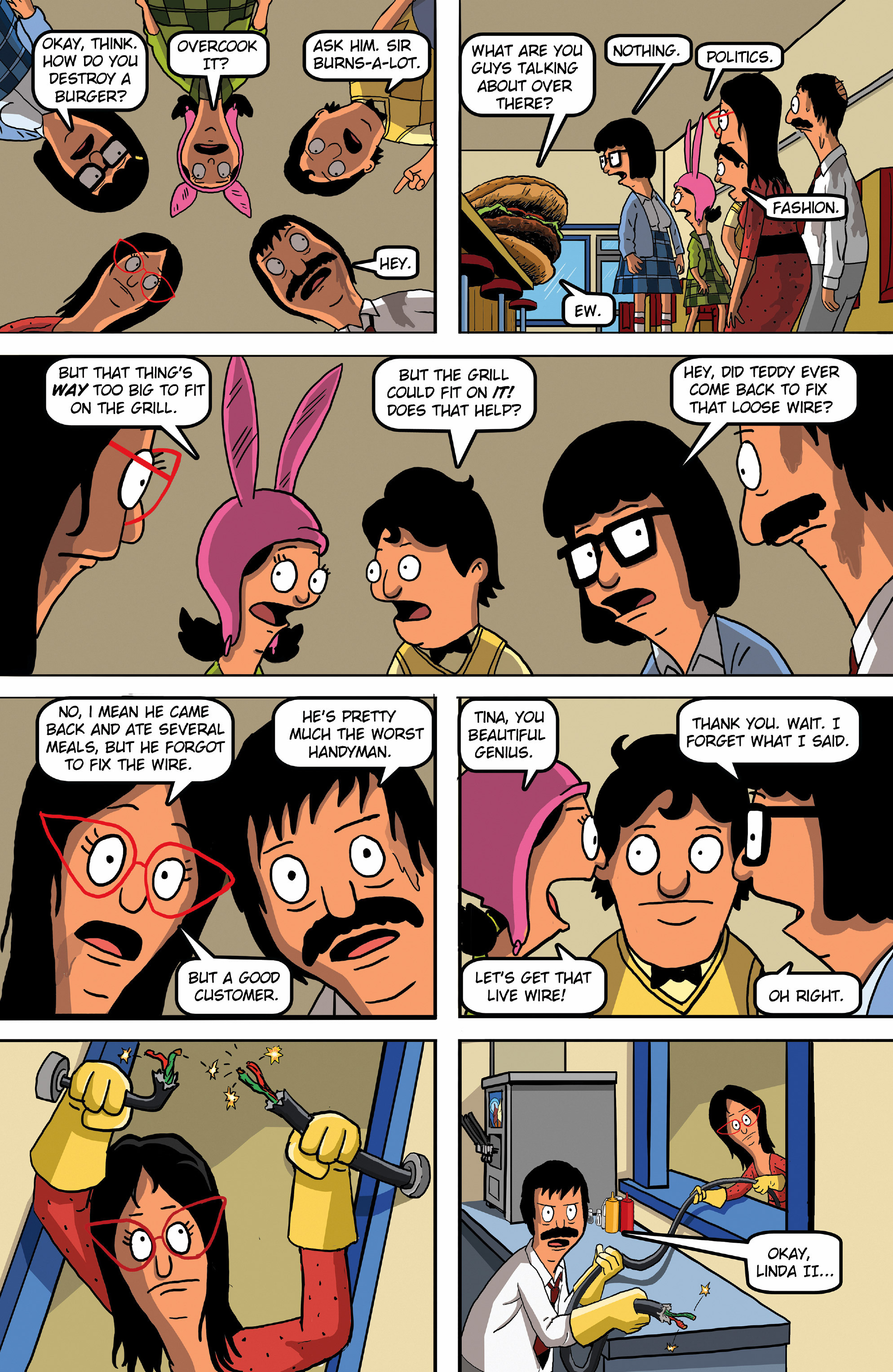 Read online Bob's Burgers (2015) comic -  Issue #16 - 22