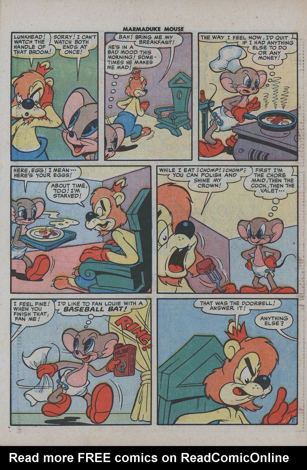 Read online Marmaduke Mouse comic -  Issue #24 - 46