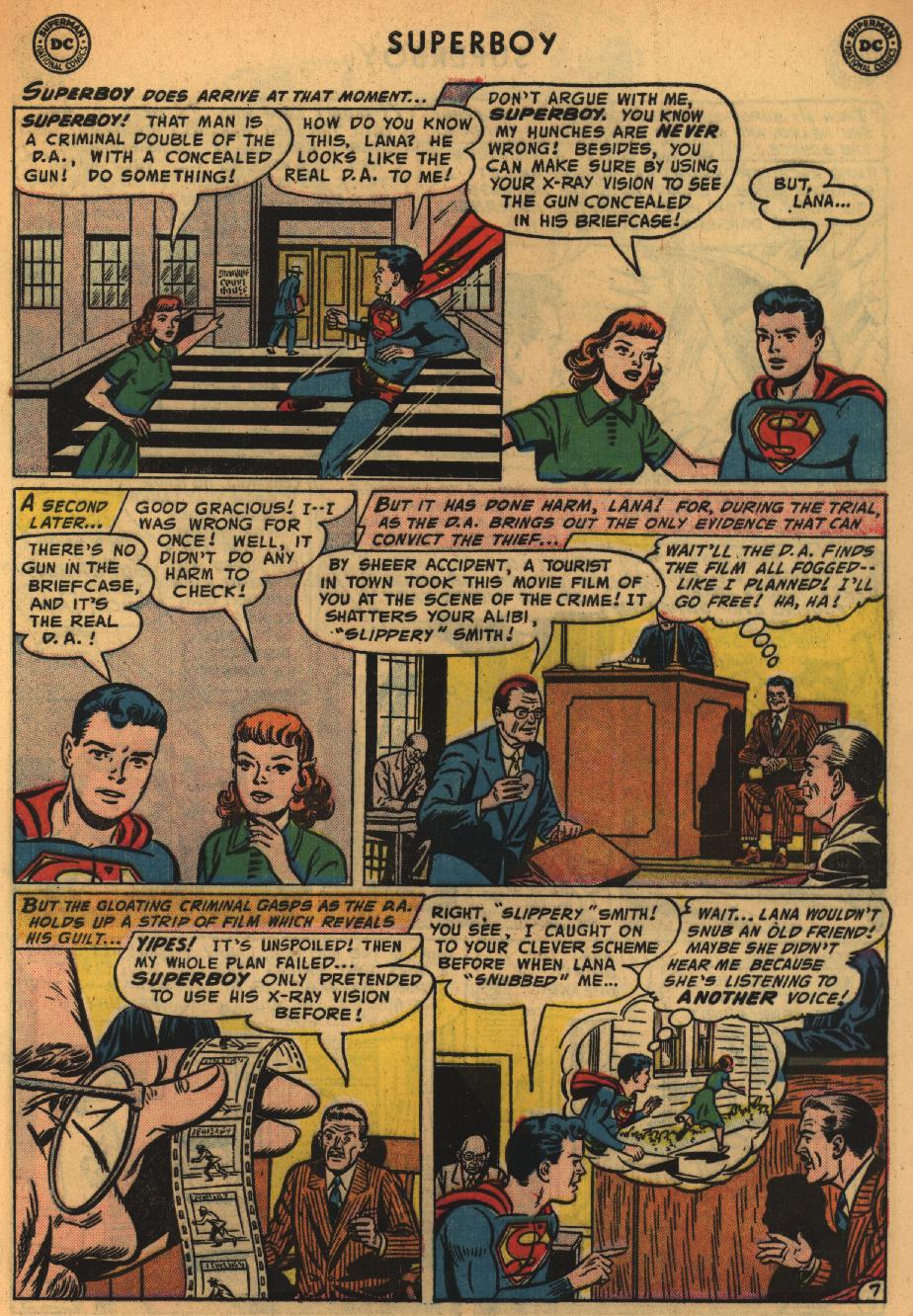 Read online Superboy (1949) comic -  Issue #52 - 8