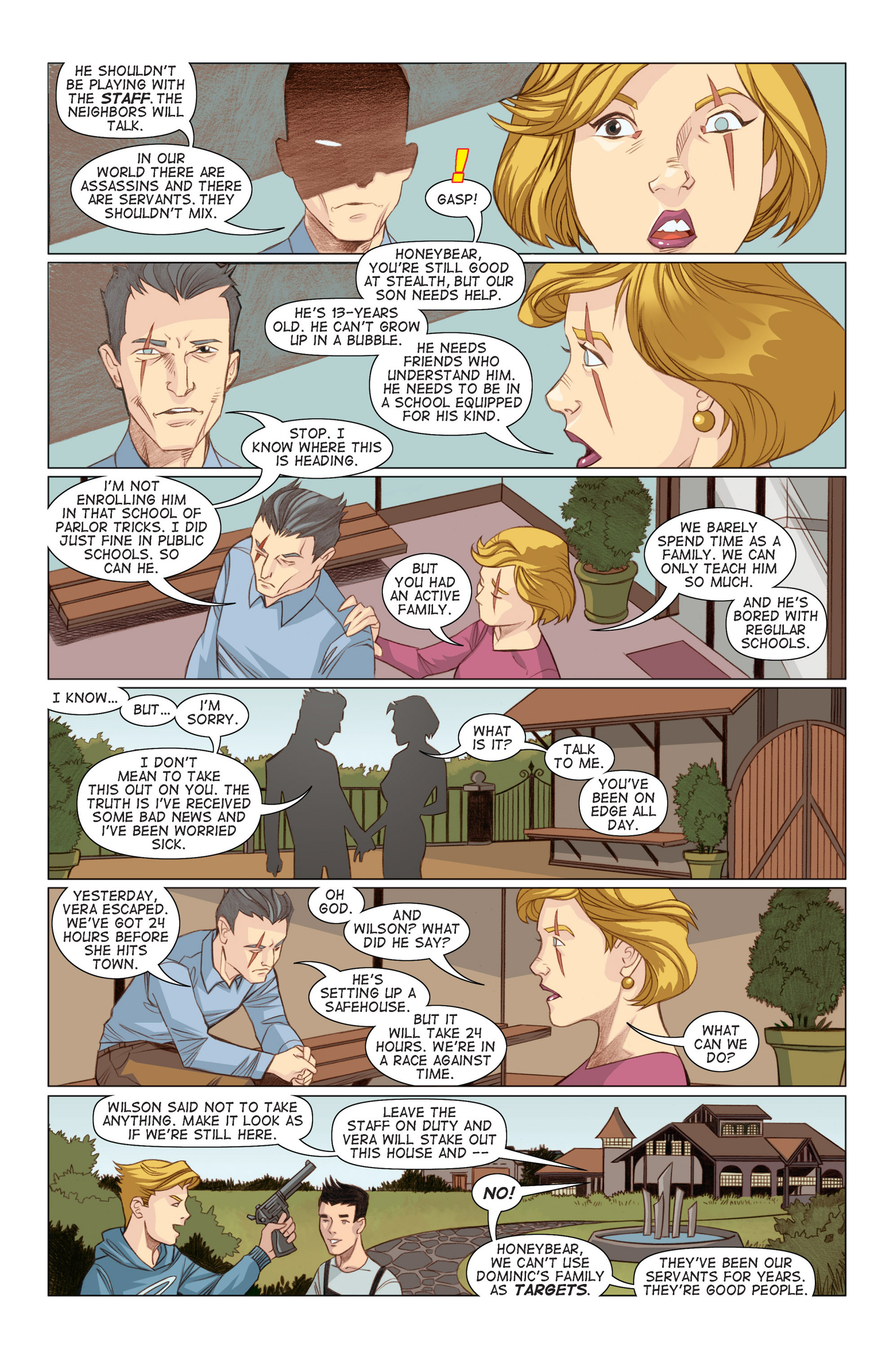 Read online Five Weapons comic -  Issue #1 - 23