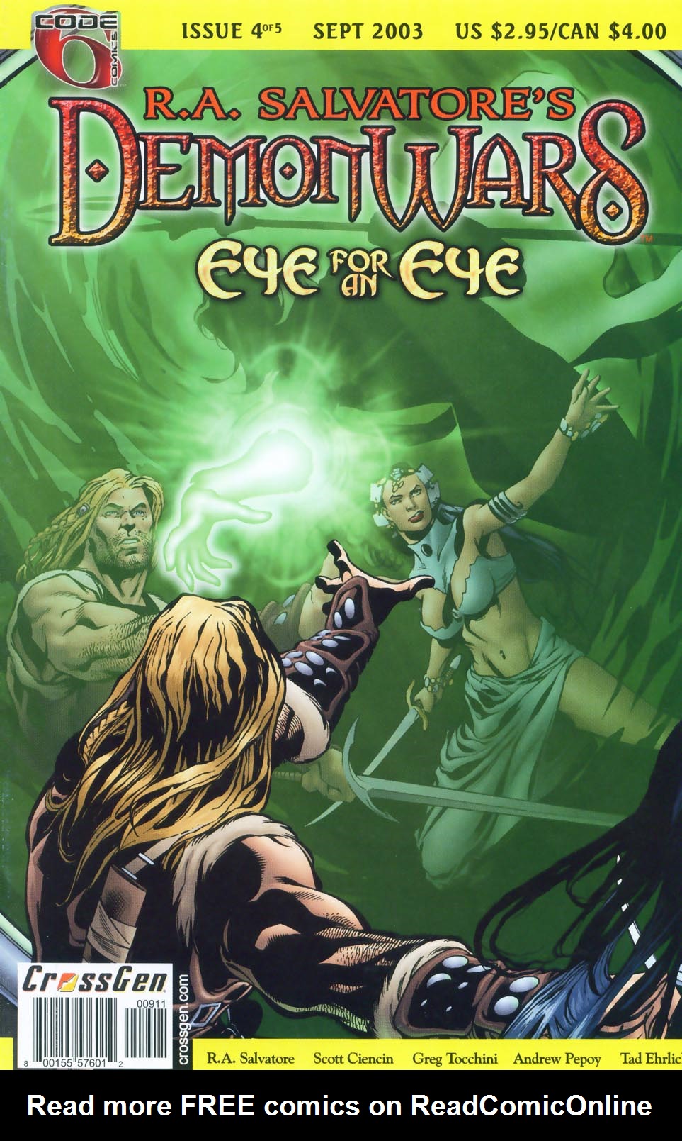 Read online R.A. Salvatore's DemonWars: Eye for an Eye comic -  Issue #4 - 1