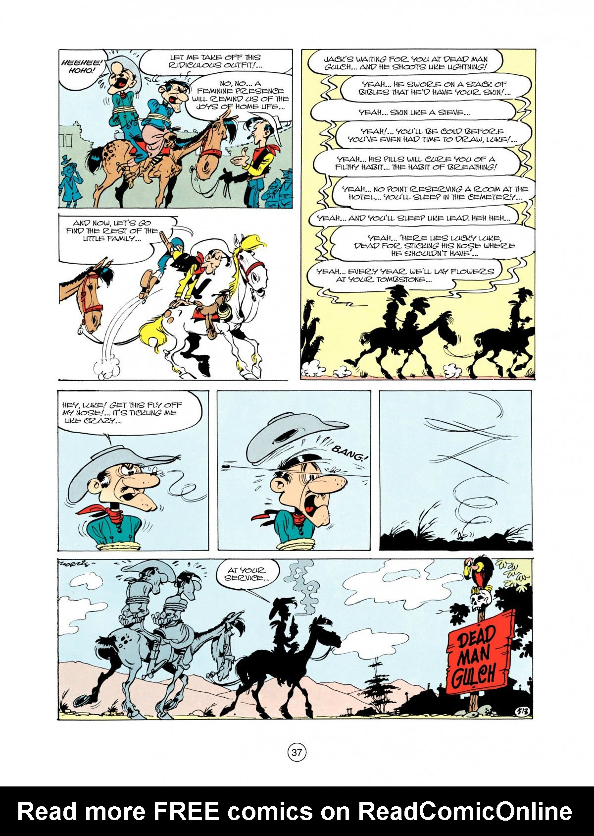 Read online A Lucky Luke Adventure comic -  Issue #28 - 38