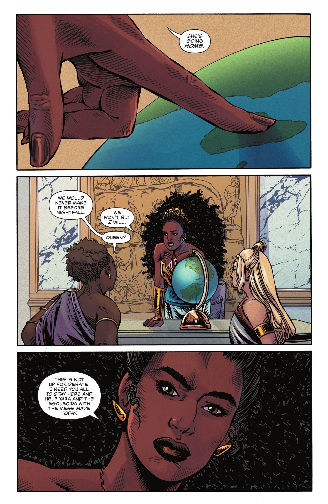 Read online Nubia: Queen of the Amazons comic -  Issue #3 - 21