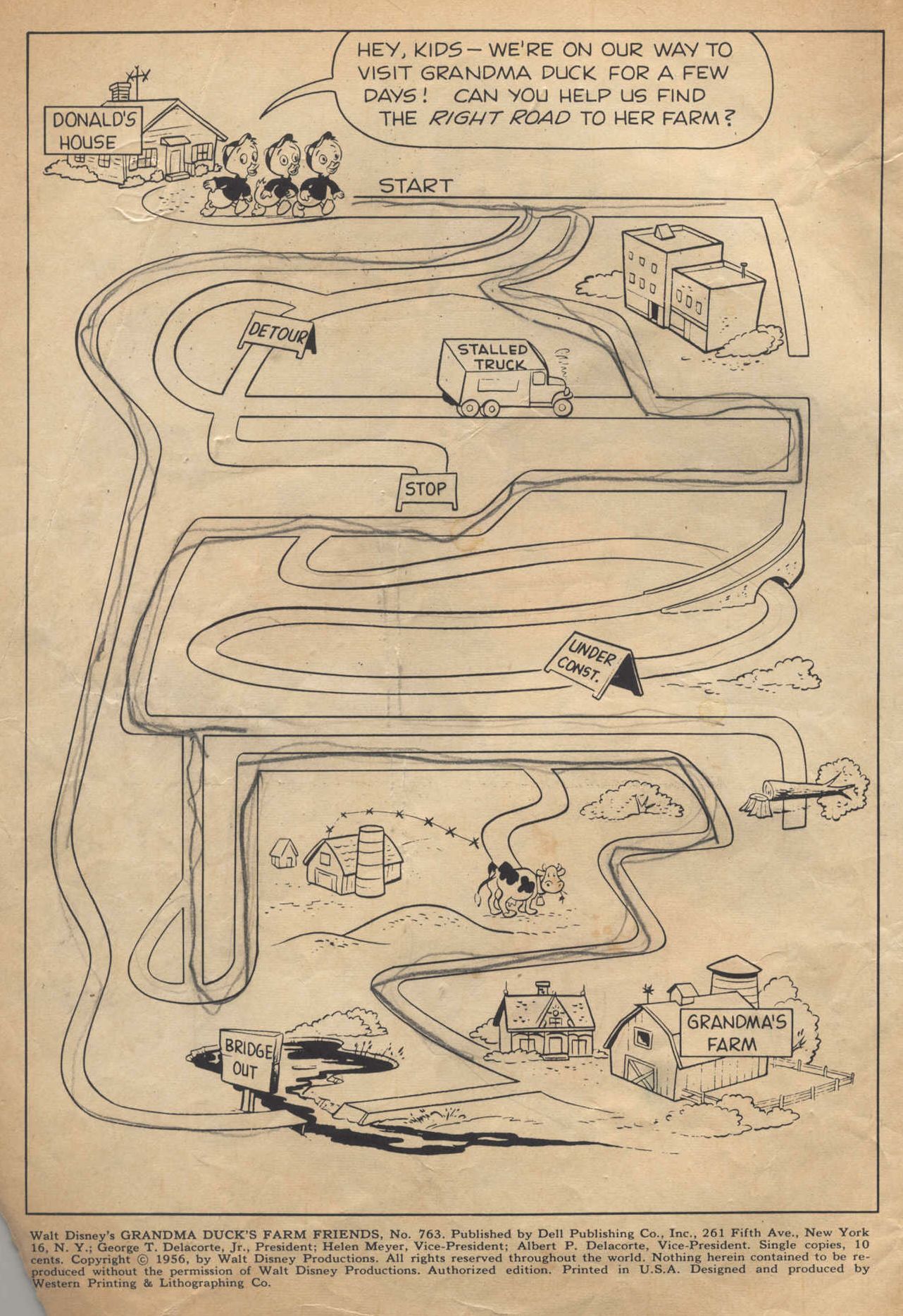 Read online Four Color Comics comic -  Issue #763 - 2