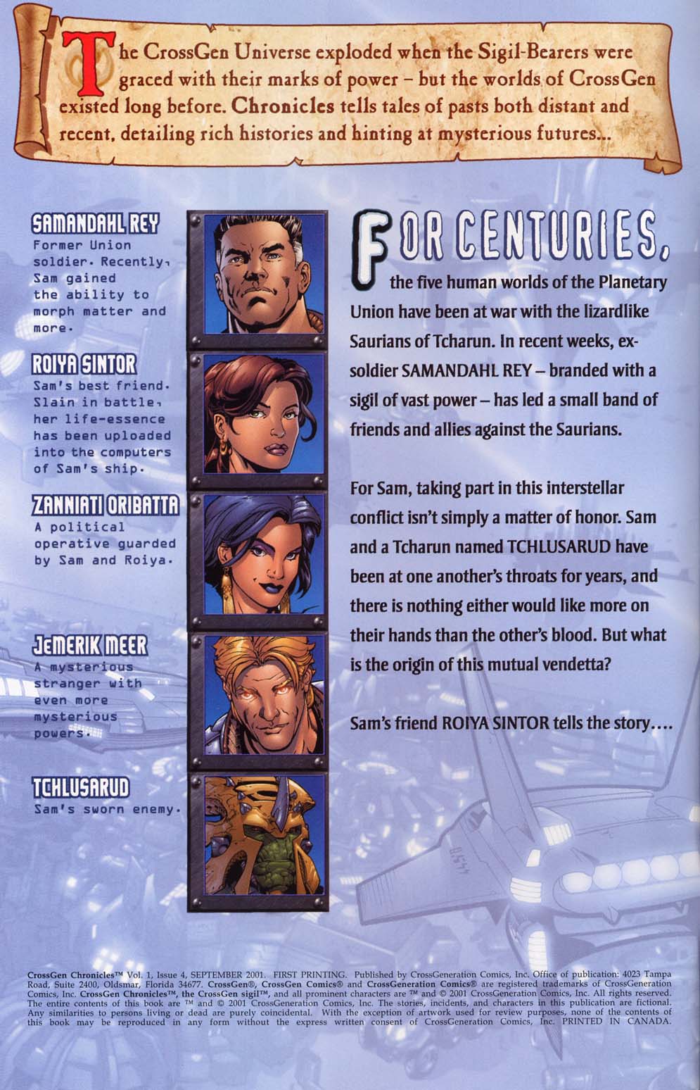 Read online CrossGen Chronicles comic -  Issue #4 - 2