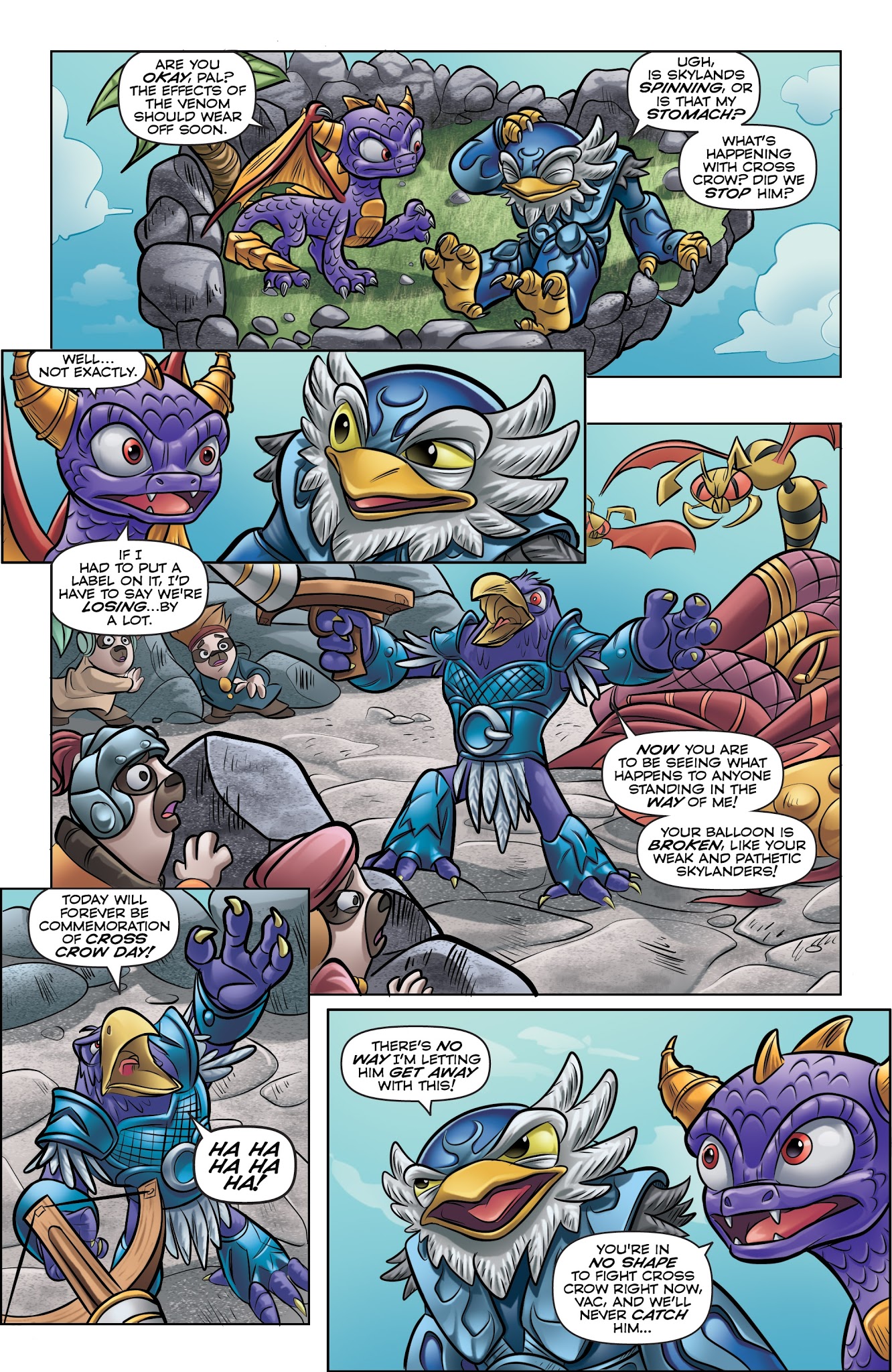 Read online Skylanders Quarterly-Spyro & Friends: Full Blast comic -  Issue # Full - 25